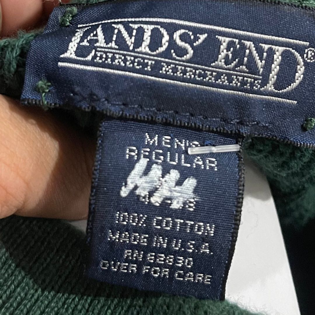 Lands' End Land's End Mens Vintage Pullover Knit Cotton Hensley Sweater Size US M / EU 48-50 / 2 - 4 Thumbnail