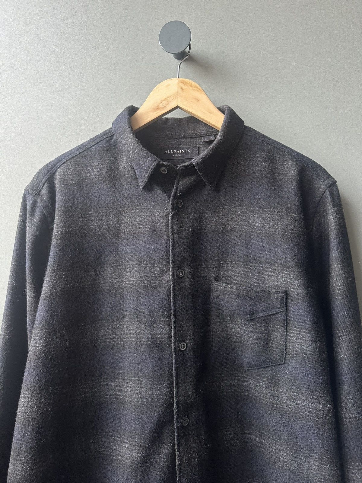 Allsaints Allsaints Newhalen LS Shirt Size L Size US L / EU 52-54 / 3 - 2 Thumbnail