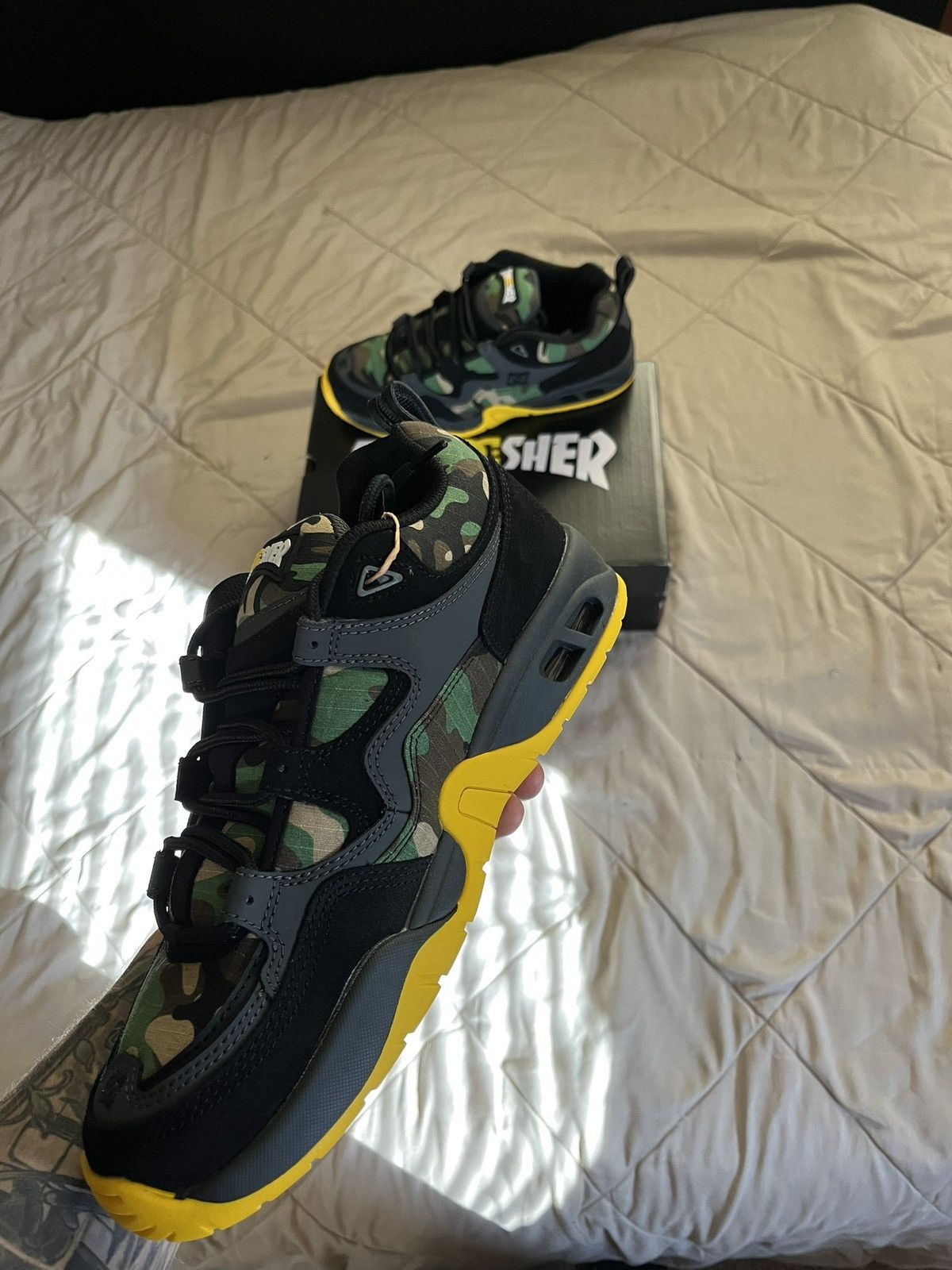DC Dc Shoes Truth x Thrasher Black Camo Sneaker Men Us 11 Size US 11 / EU 44 - 3 Thumbnail
