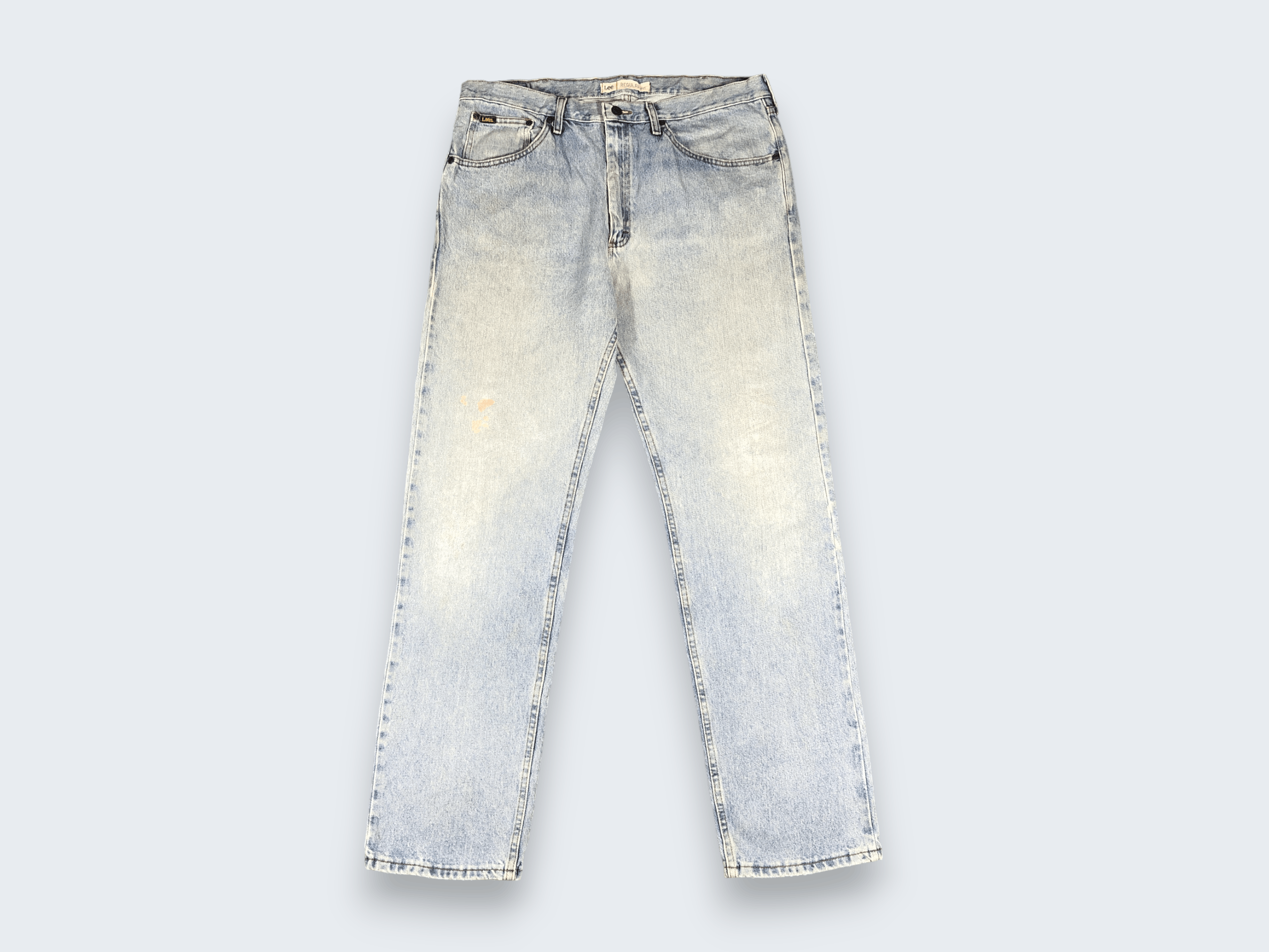 Lee × Vintage Vintage Lee Regular Fit Light Blue Wash Jeans L804 Size US 39 - 1 Thumbnail