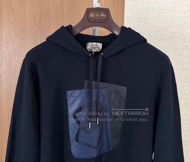 Hermes Hermes Men's hooded sweatshirt for spring and autumn Size US M / EU 48-50 / 2 - 2 Thumbnail