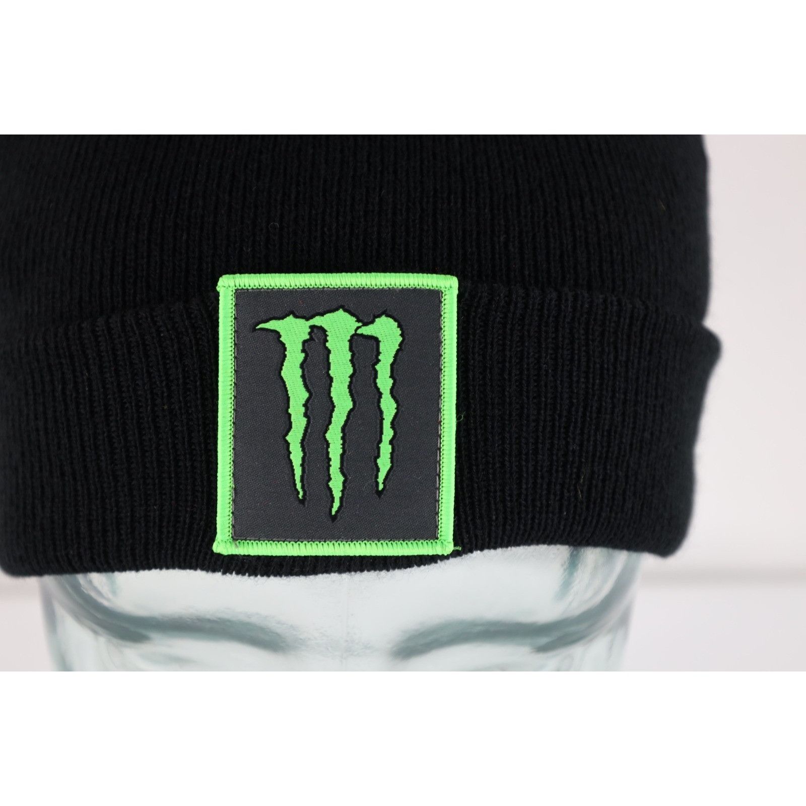Vintage Deadstock Vintage Monster Energy Drink Box Logo Beanie Hat Size ONE SIZE - 2 Thumbnail