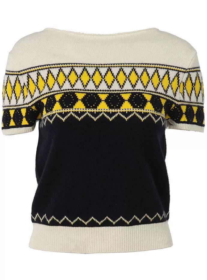 Maison Margiela Maison Margiela Knit Sweater with Patterns Size M / US 6-8 / IT 42-44 - 1 Thumbnail