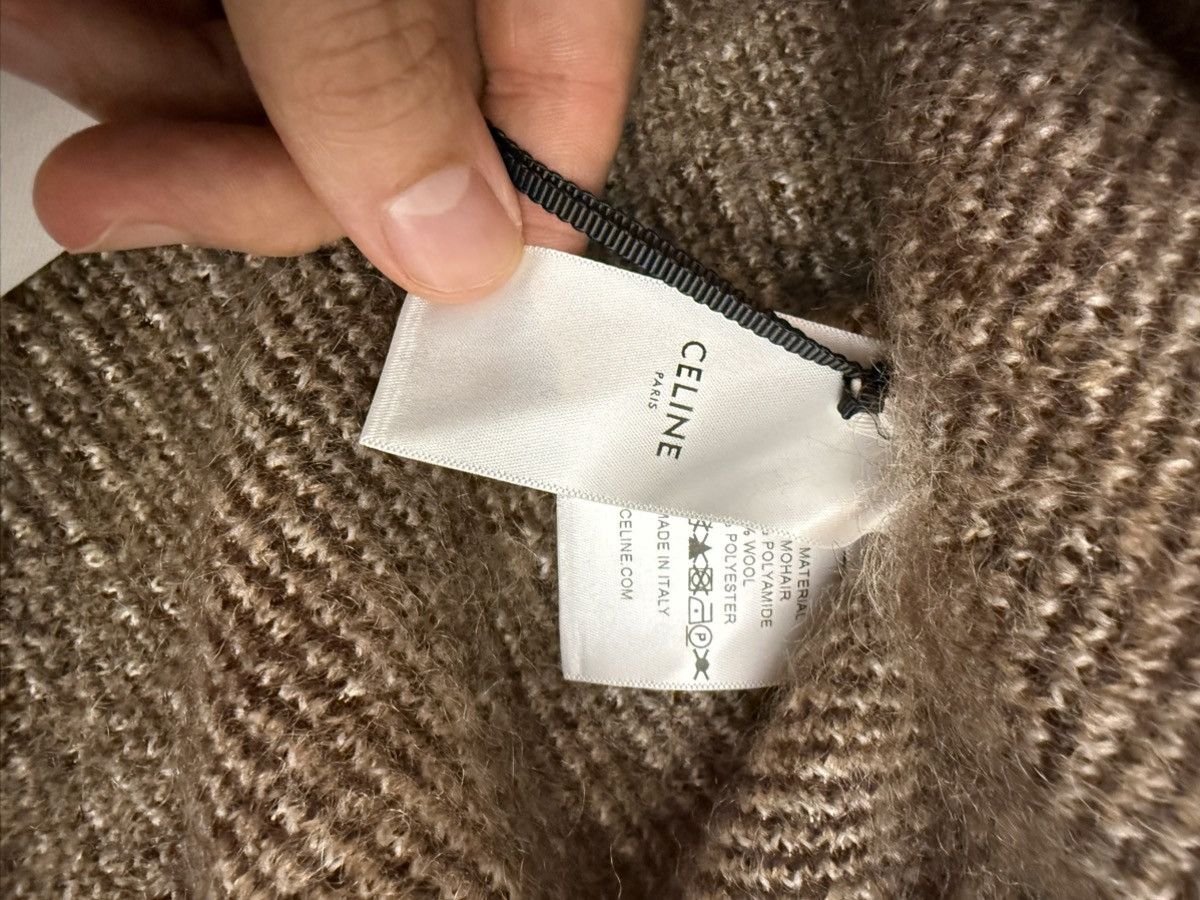 Celine Celine FW24 mohair heavy knit sweater Size US L / EU 52-54 / 3 - 6 Thumbnail
