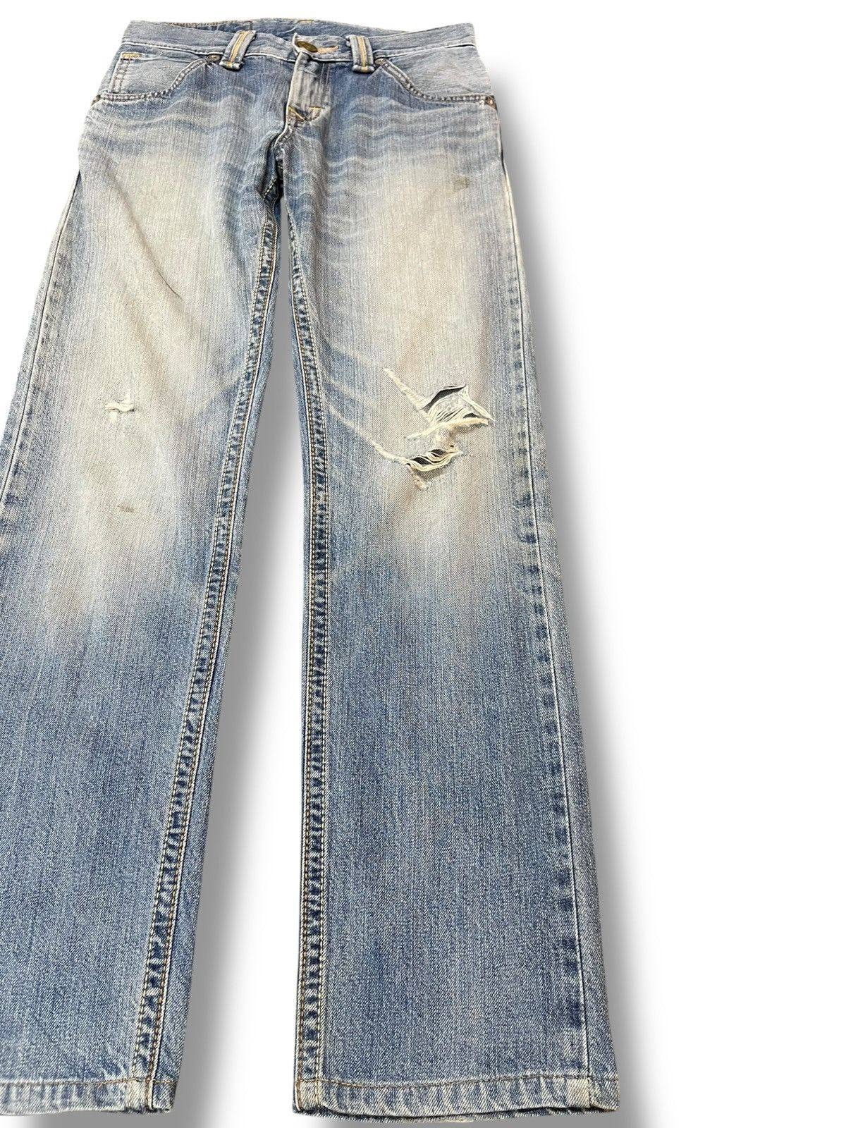 Edwin Vintage Edwin Exclusive Vintage Faded Distressed Denim Size US 29 - 4 Thumbnail