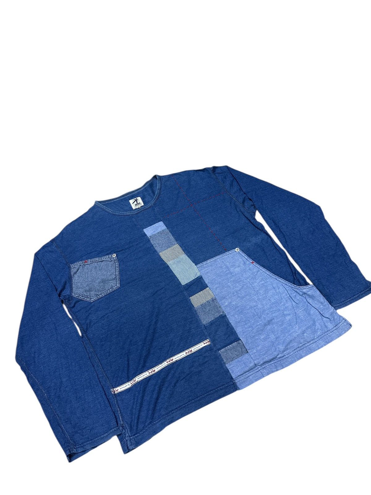 Issey Miyake Hai sporting gear blue indigo sashiko patchwork . Size US M / EU 48-50 / 2 - 1 Thumbnail