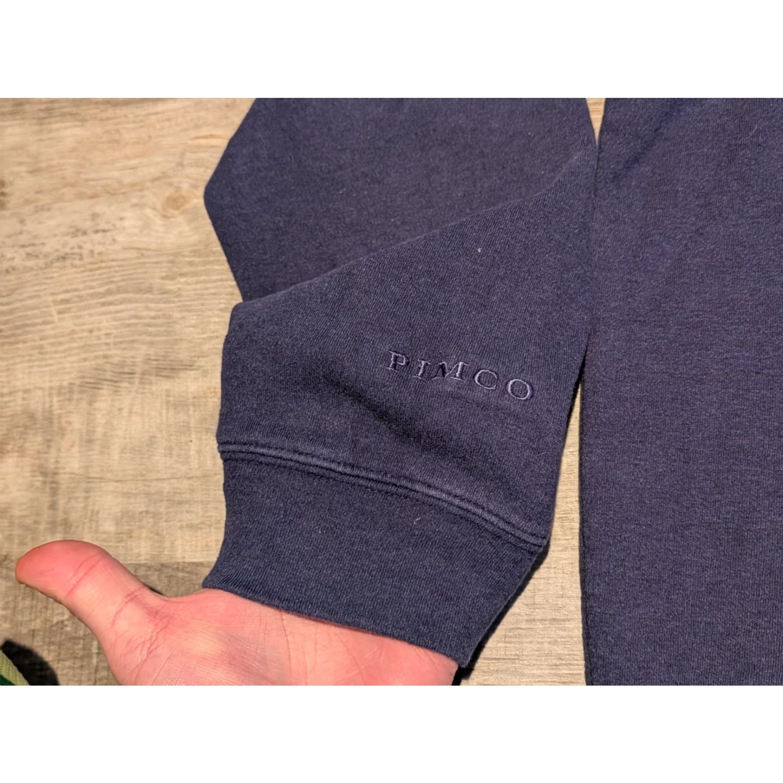 johnnie-O Johnnie-O Quarter Zip Pullover Cotton Sweater Heather Navy Sz L Pullover Regular Knit 1/4 Zip Mens Standing Logo Golf Preppy Classic Outdoor Size US L / EU 52-54 / 3 - 5 Thumbnail