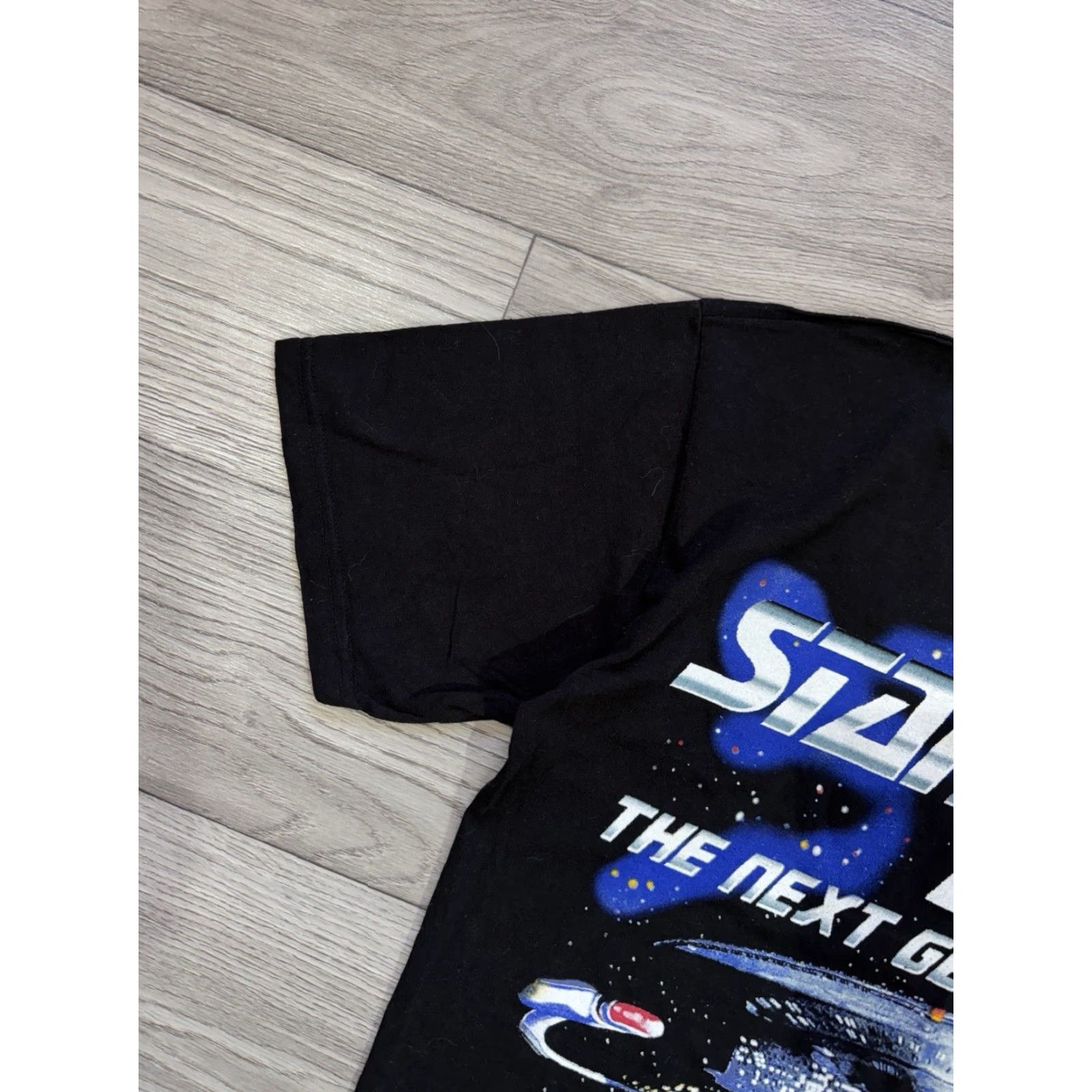 NEXT VINTAGE Star Trek 1995 The Next Generation “Make It So” Black T Shirt M Mens Short Sleeve Shirt Size US M / EU 48-50 / 2 - 6 Thumbnail