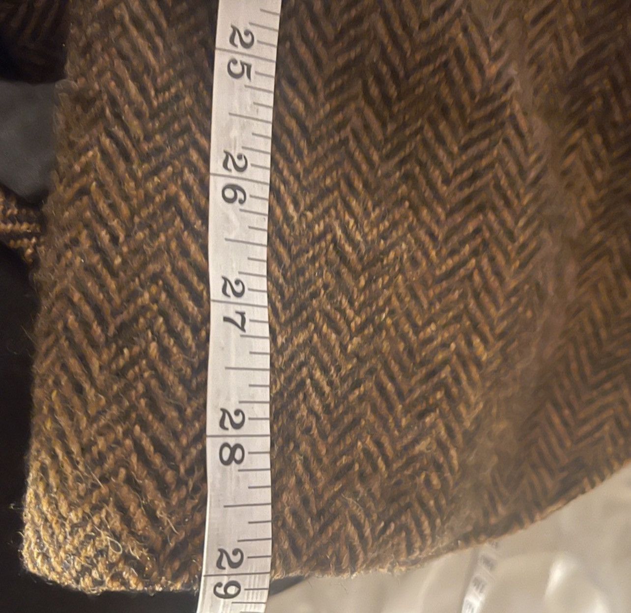 Harris Tweed Harris Tweed 100% Virgin Wool Vintage Herringbone Blazer Size 36R - 10 Thumbnail