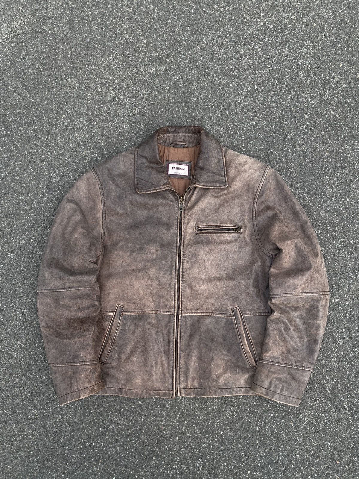 archive fur grunge fireman coat brown size M | eBay
