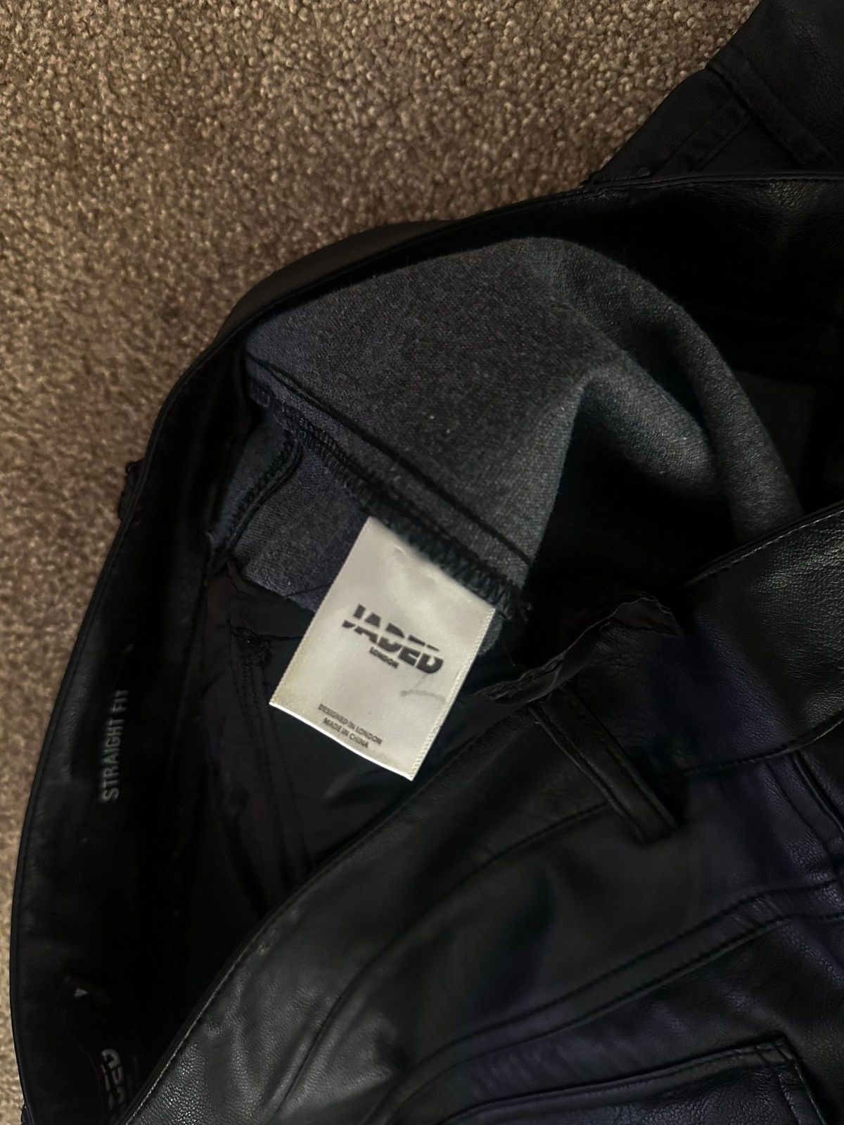 Jaded London Jaded London Black Vegan Leather Pant Size US 32 / EU 48 - 5 Thumbnail