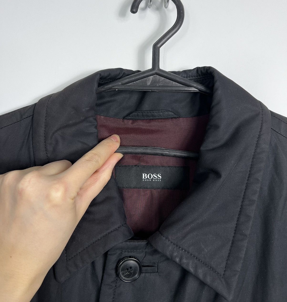 Hugo Boss Long Coat Hugo Boss Black Made In Poland Size US XL / EU 56 / 4 - 5 Thumbnail