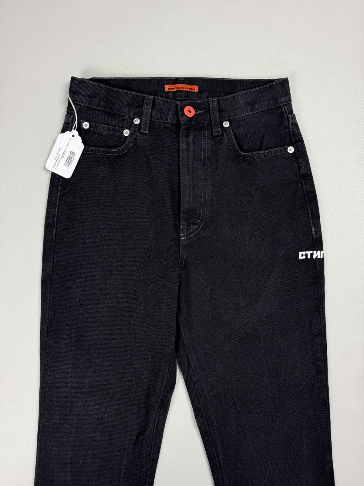 Heron Preston BNWT! Heron Preston Black Wash Denim 5 Pocket Jeans Pants Size 25" / US 0 / IT 36 - 5 Thumbnail