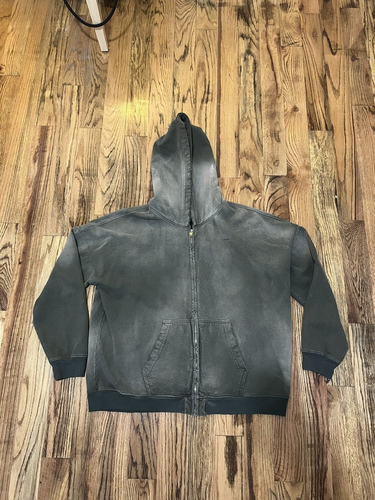 MOOJIMOOJIUS ZIP UP HOODIE GREEN