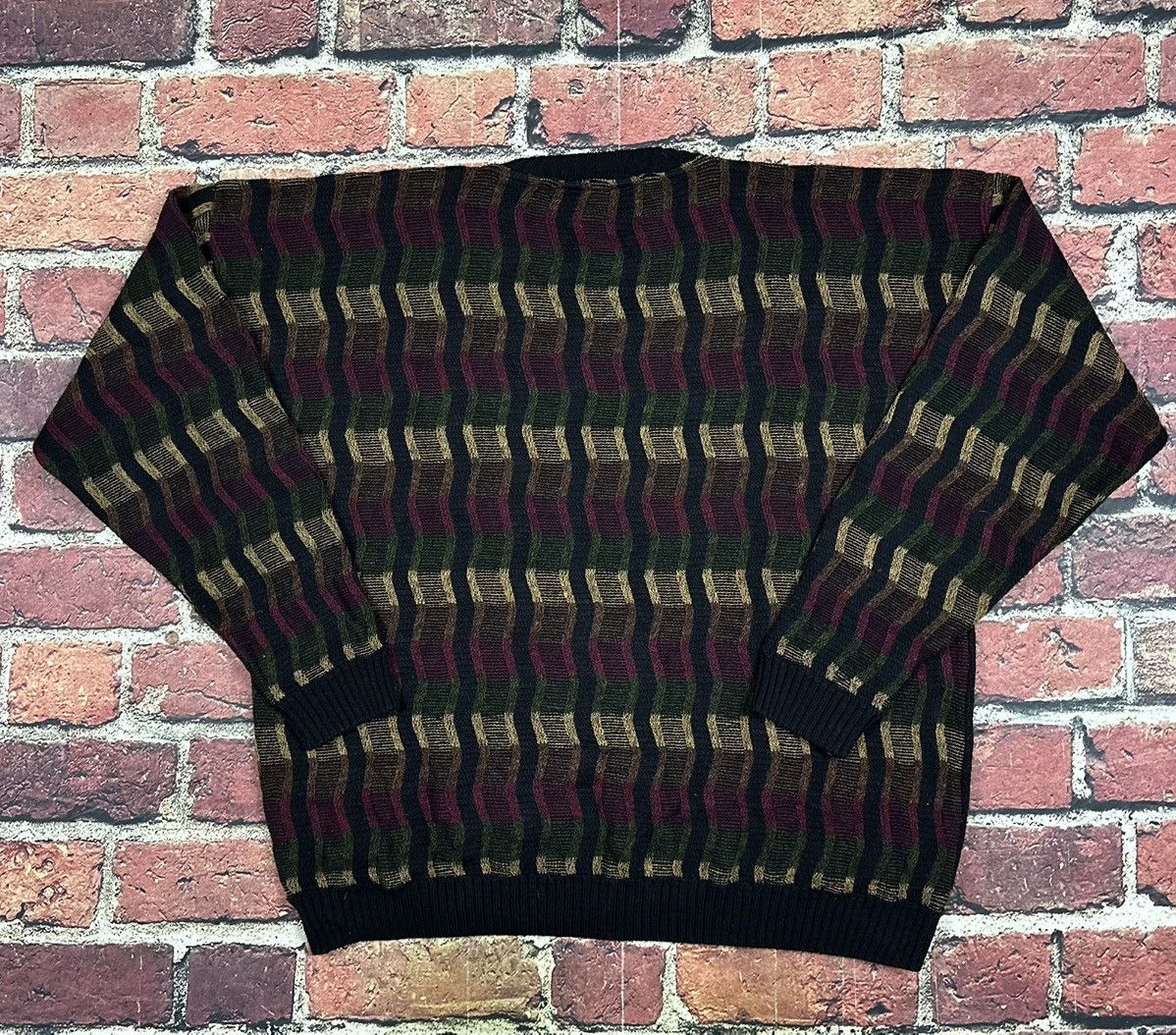 Protege Vintage Protege Collection Sweater Textured 3D Coogi Style Size US XXL / EU 58 / 5 - 3 Thumbnail