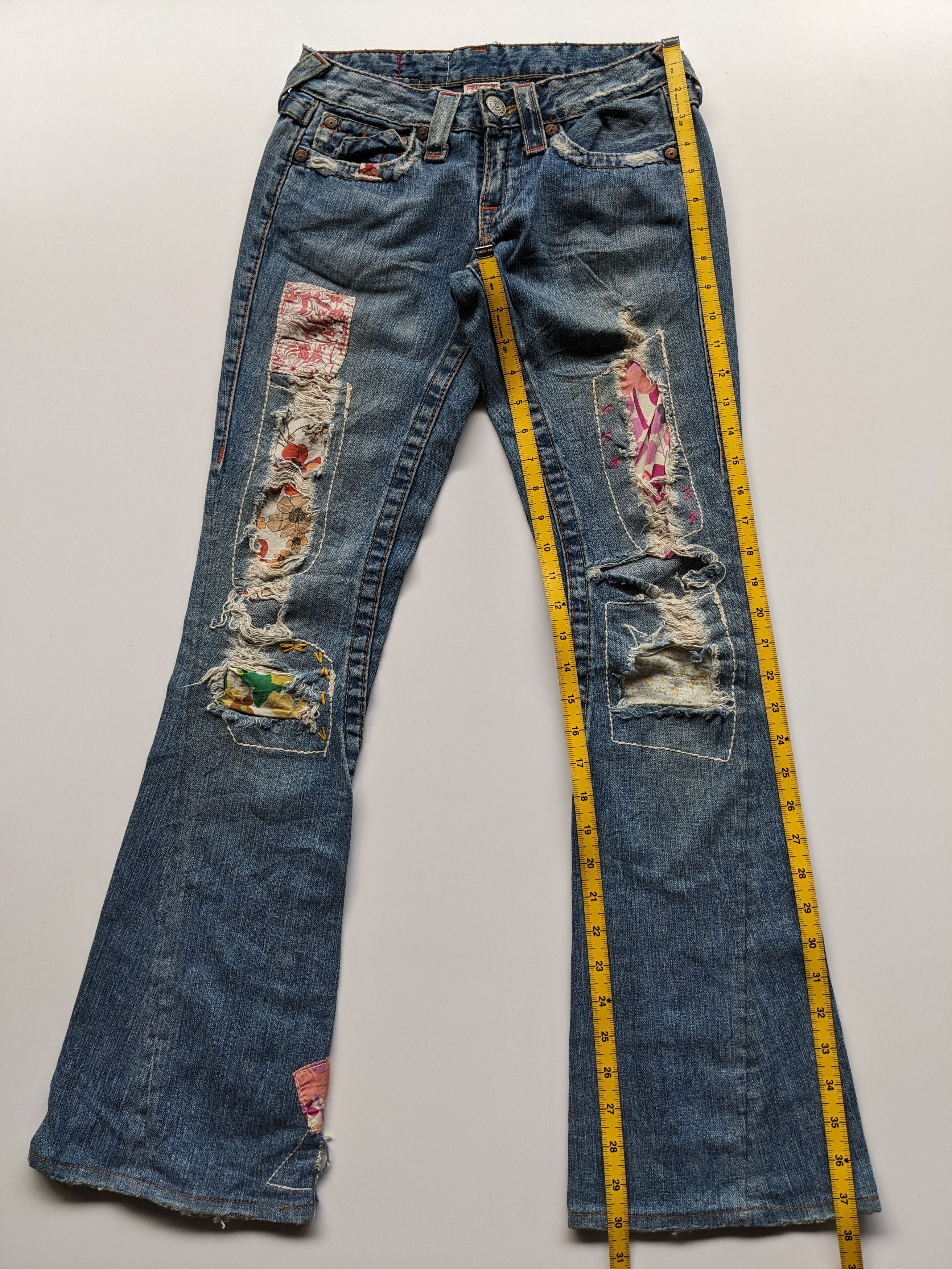 If Six Was Nine × True Religion True Religion flare floral patchwork jeans Size 26" / US 2 / IT 38 - 10 Thumbnail