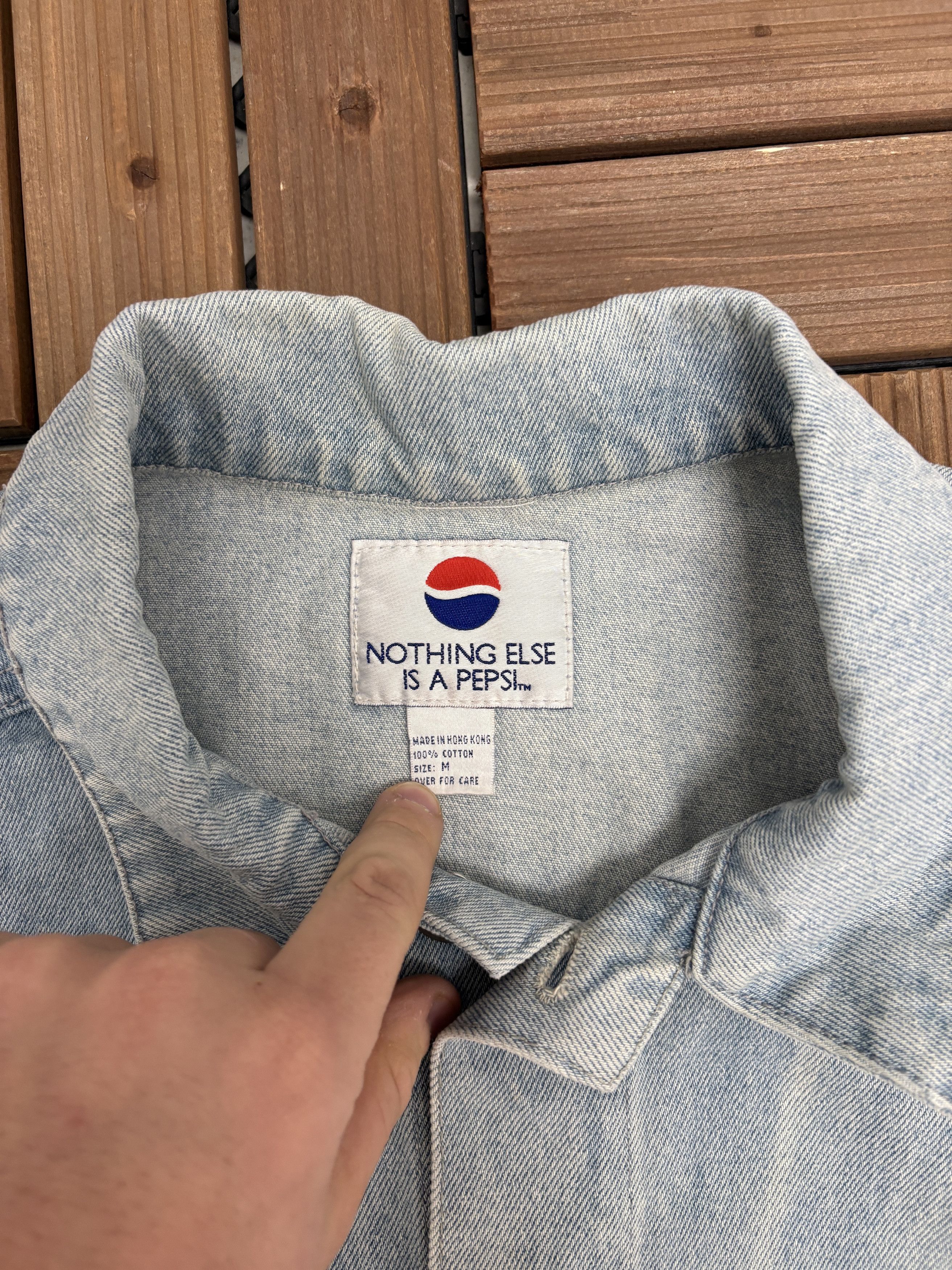 Vintage Carolina Monarchs Stitched Vintage Denim Jean Jacket Coat Size US M / EU 48-50 / 2 - 4 Thumbnail
