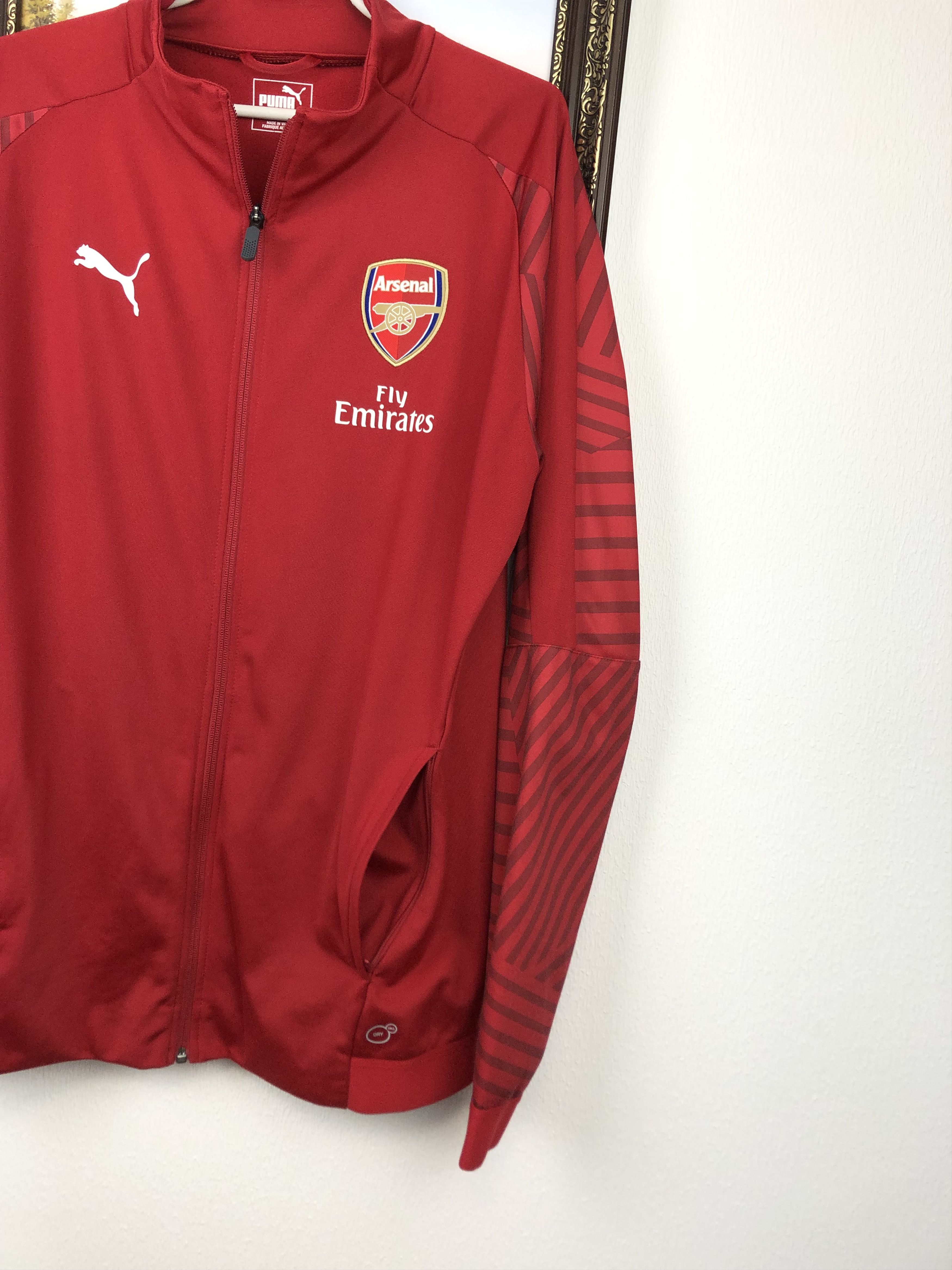 Puma Arsenal Puma Football Jacket Soccer Track Top Gunners Size US L / EU 52-54 / 3 - 4 Thumbnail