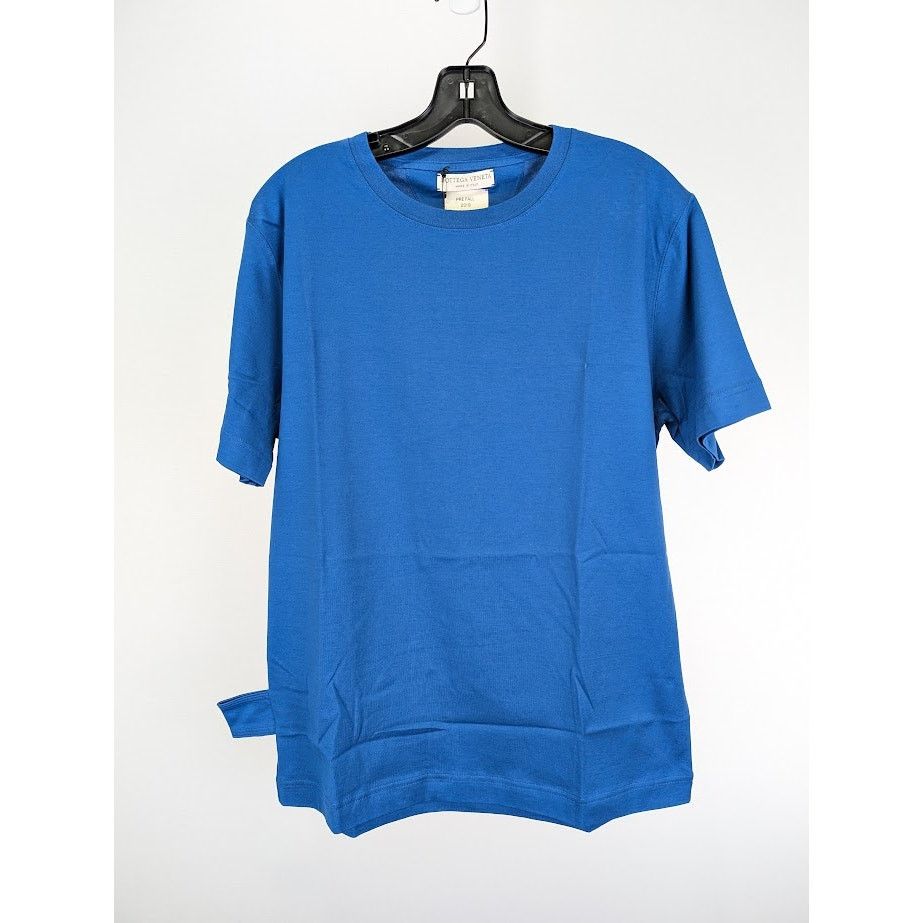 Bottega Veneta o1rshd1 Basic Jersey T-Shirt in Primary Blue Size US M / EU 48-50 / 2 - 2 Thumbnail
