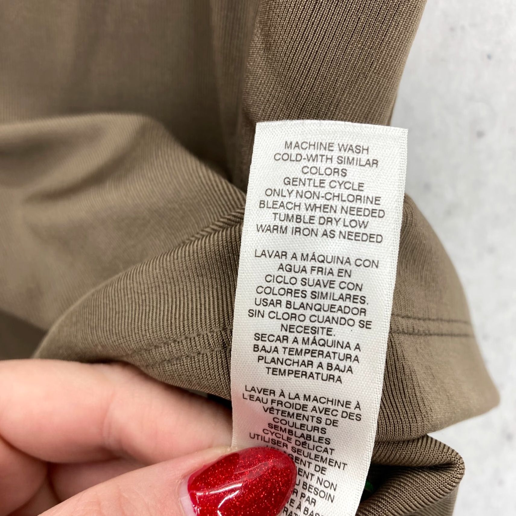 Vintage Chico's Easywear Timeless Tank Top Women's 3 Brown Stretch Slinky Knit Casual Size XL / US 12-14 / IT 48-50 - 6 Thumbnail