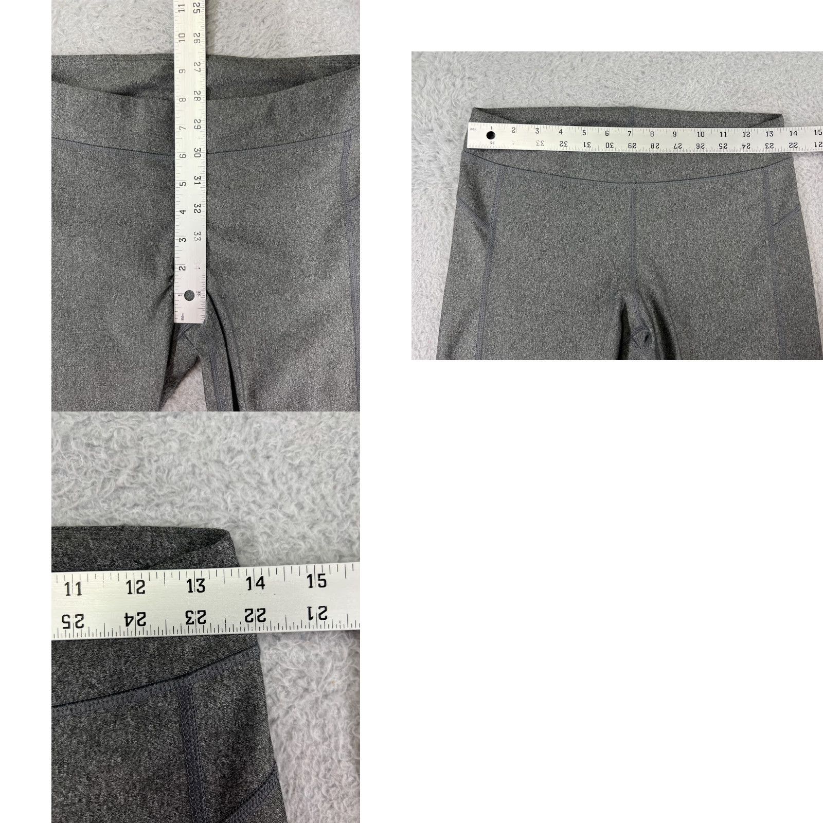 Under Armour Under Armor Leggings Womens M Gray Crop Capri Athletic Polyester Blend Yoga Size 32" / US 10 / IT 46 - 9 Thumbnail