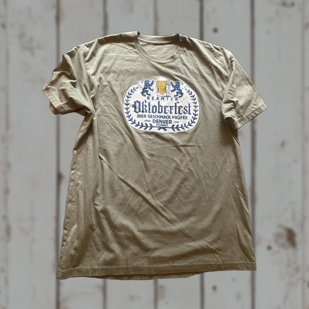 Joe Browns Browns Shirt Mens Large Denver Oktoberfest Beamter Beer Bier Brown Size US L / EU 52-54 / 3 - 1 Thumbnail
