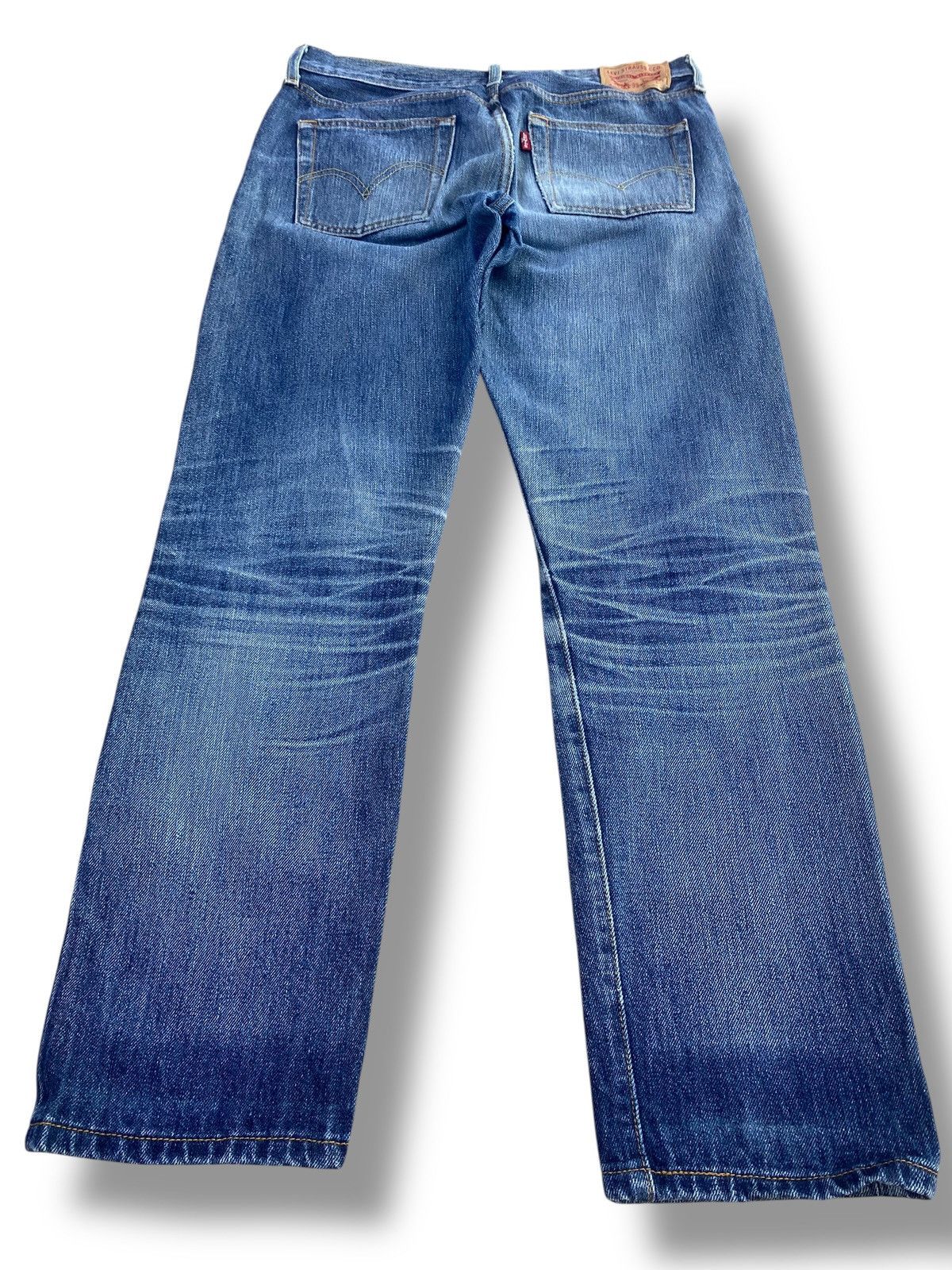 Levi's Levi’s Ripped Acid Blue Wash Style Loose Jeans Size US 30 / EU 46 - 3 Thumbnail