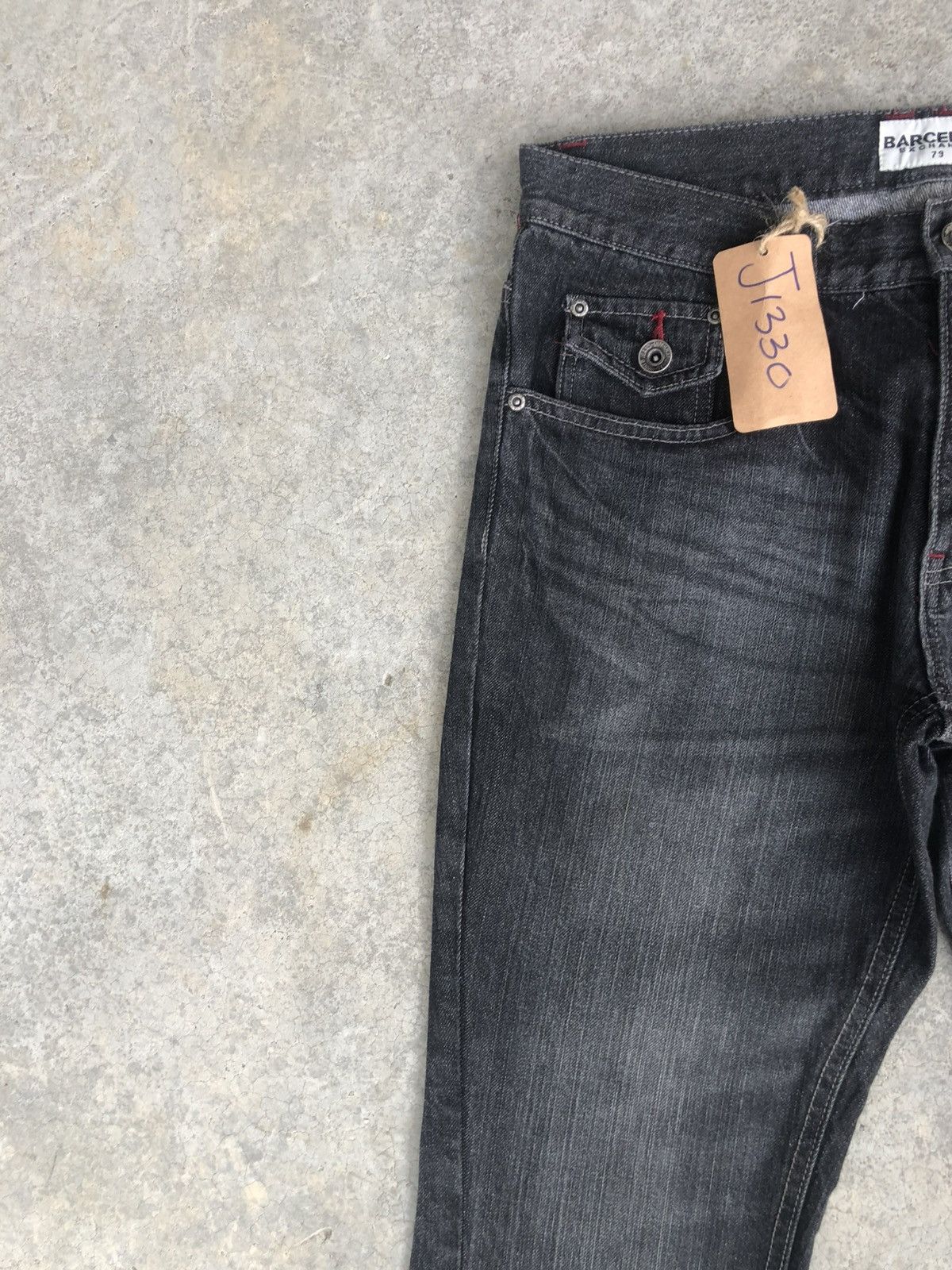 If Six Was Nine Japanese Barcedos Flared Jeans Bootcut Distressed Jeans Size US 31 - 4 Thumbnail