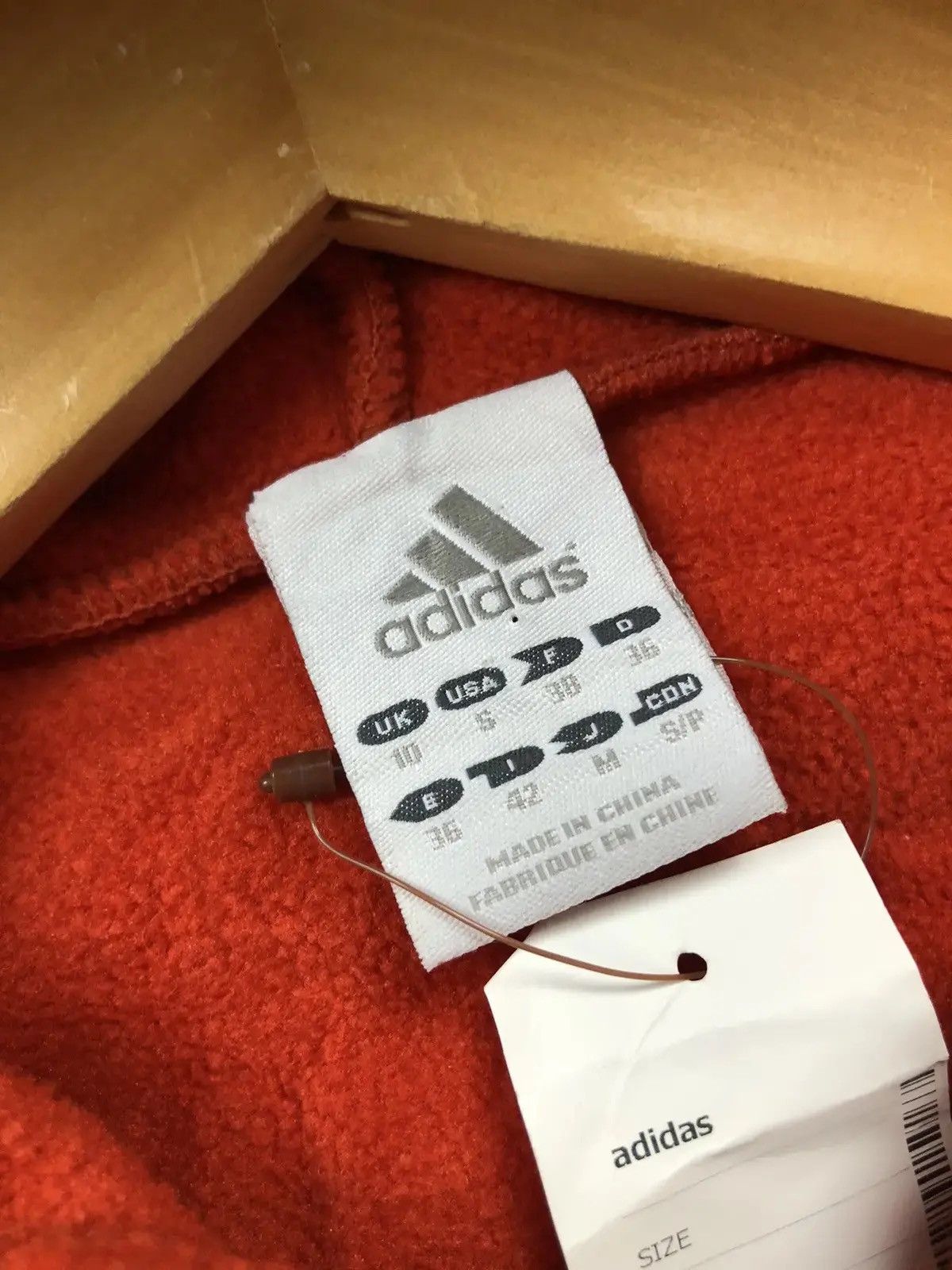 Adidas ADIDAS Hype NEW Sherpa Vest MiniLogo Hype Streetwear Orange Size S / US 4 / IT 40 - 7 Thumbnail