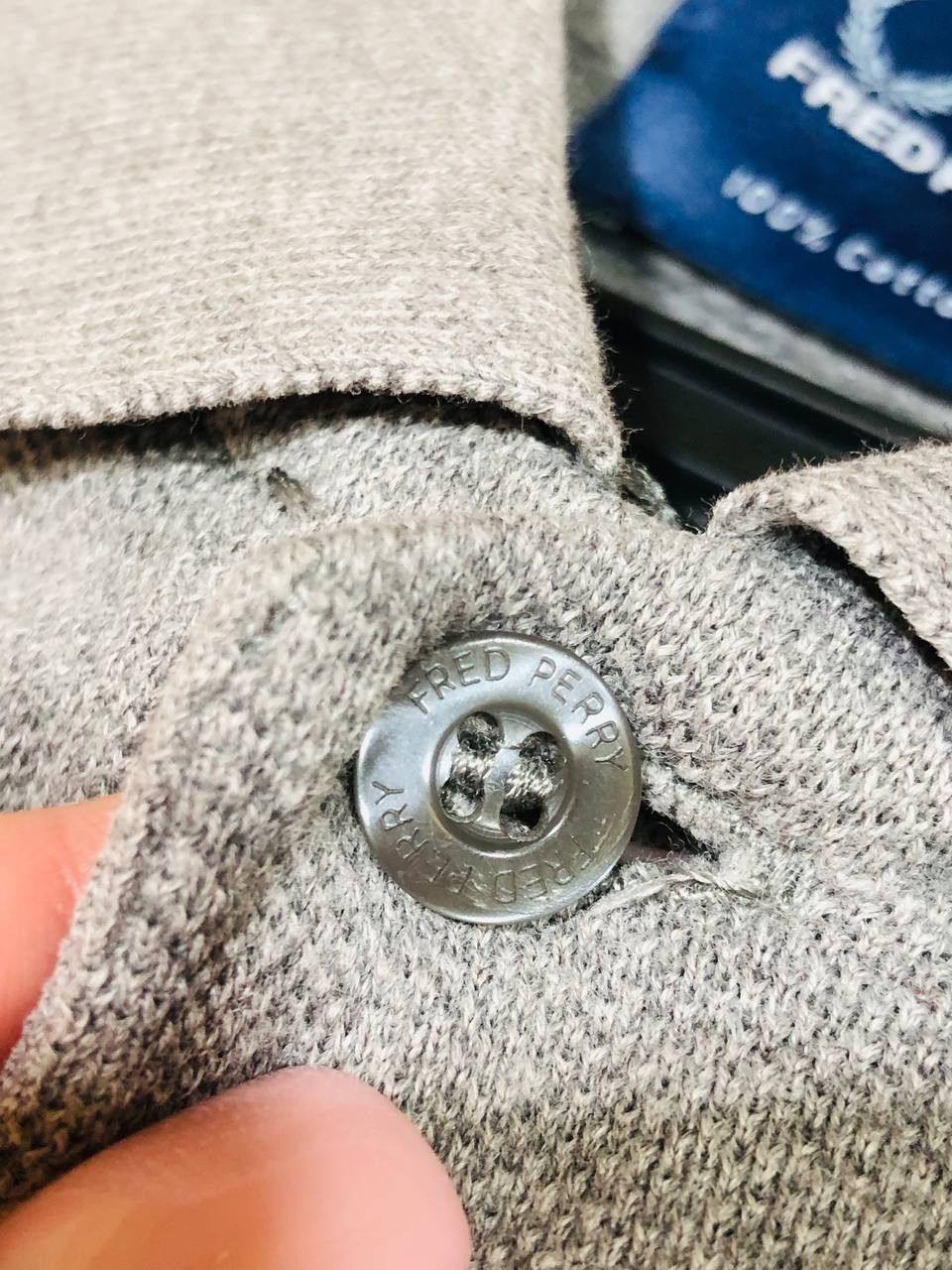T-Shirt Size M Y2K Logo Fred Perry Vintage Polo