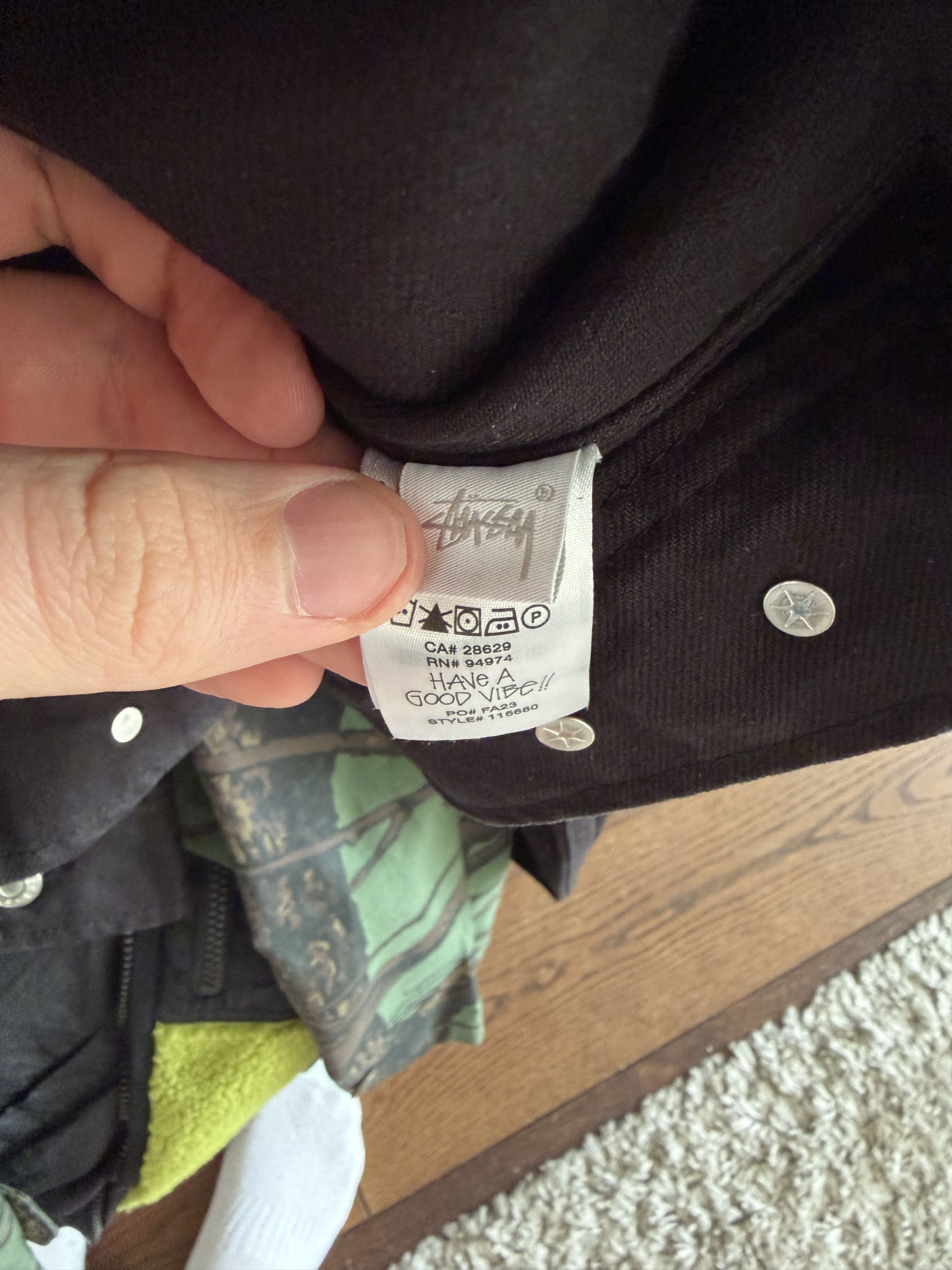 Stussy Stussy overdyed zip work jacket Size US XL / EU 56 / 4 - 6 Thumbnail
