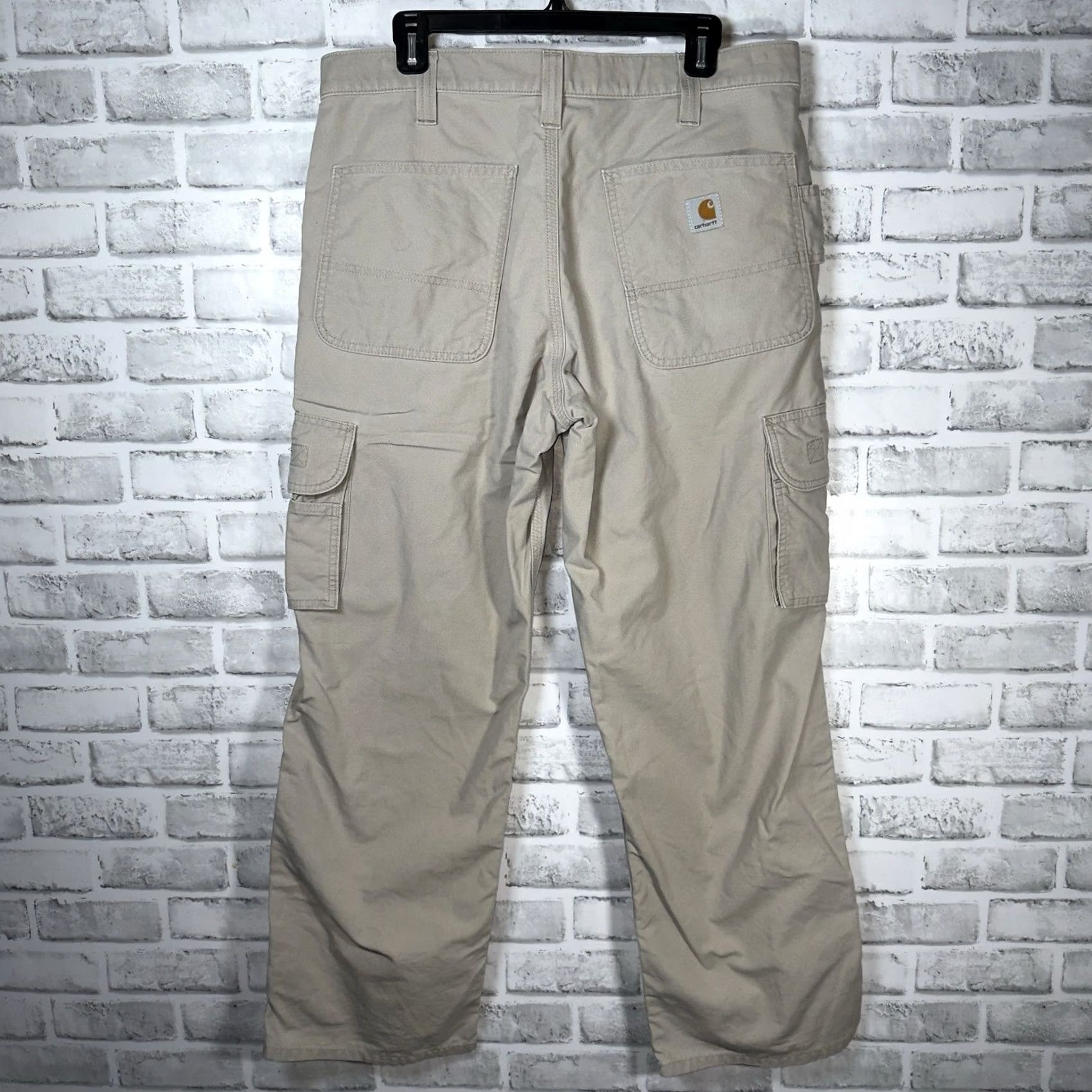 Carhartt Carhartt Cargo Pants Mens Size 34x30 Beige 100% Cotton Size US 34 / EU 50 - 5 Thumbnail