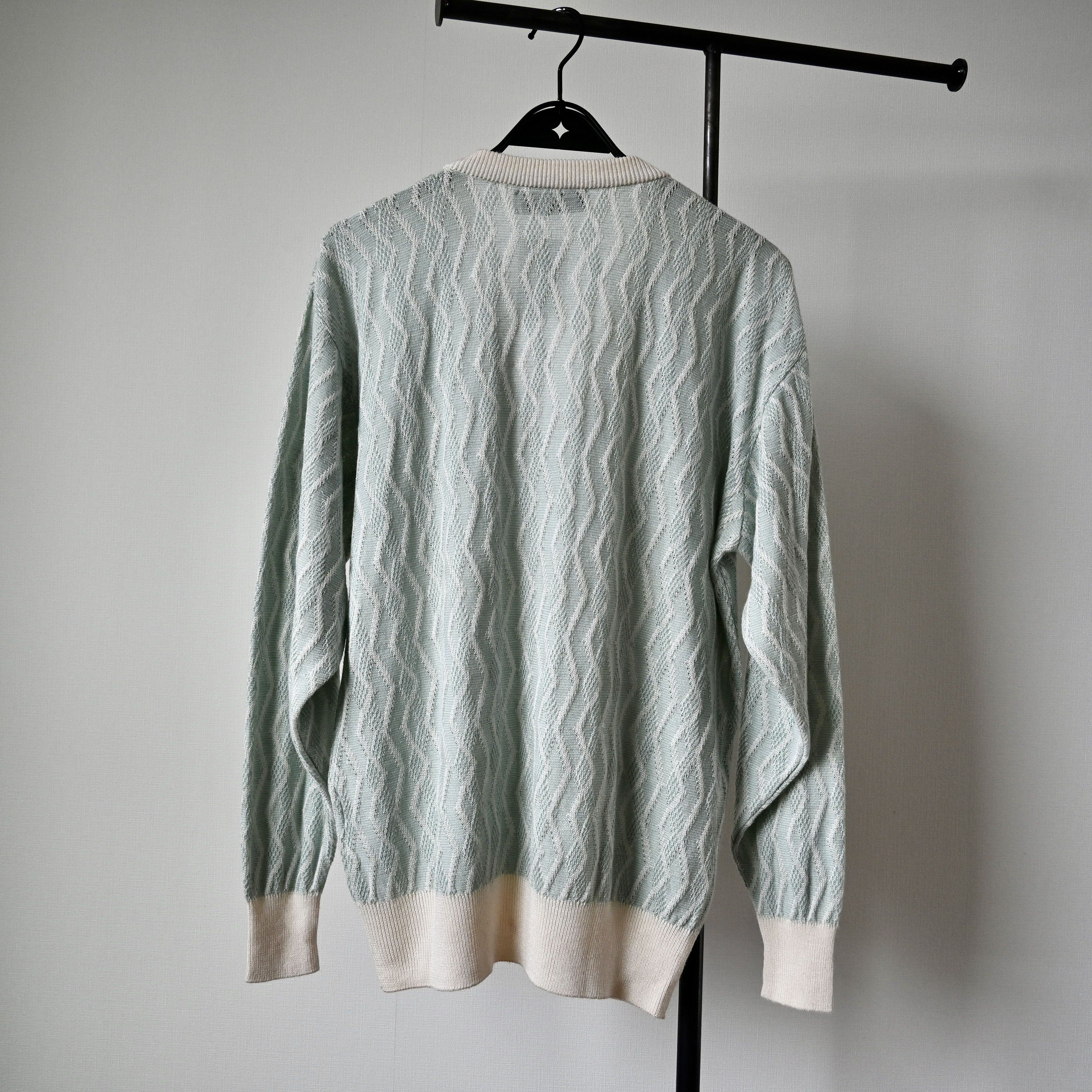 Jaeger VTG 1990s JAEGER cotton ramie blend sweater, made in England Size US L / EU 52-54 / 3 - 2 Thumbnail