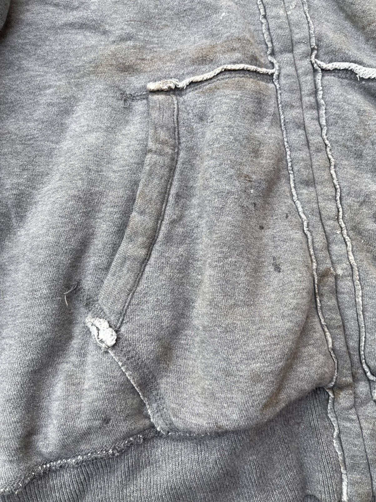 Japanese Brand Athl Dept Destroyed Hoodie Y2K Size US S / EU 44-46 / 1 - 4 Thumbnail