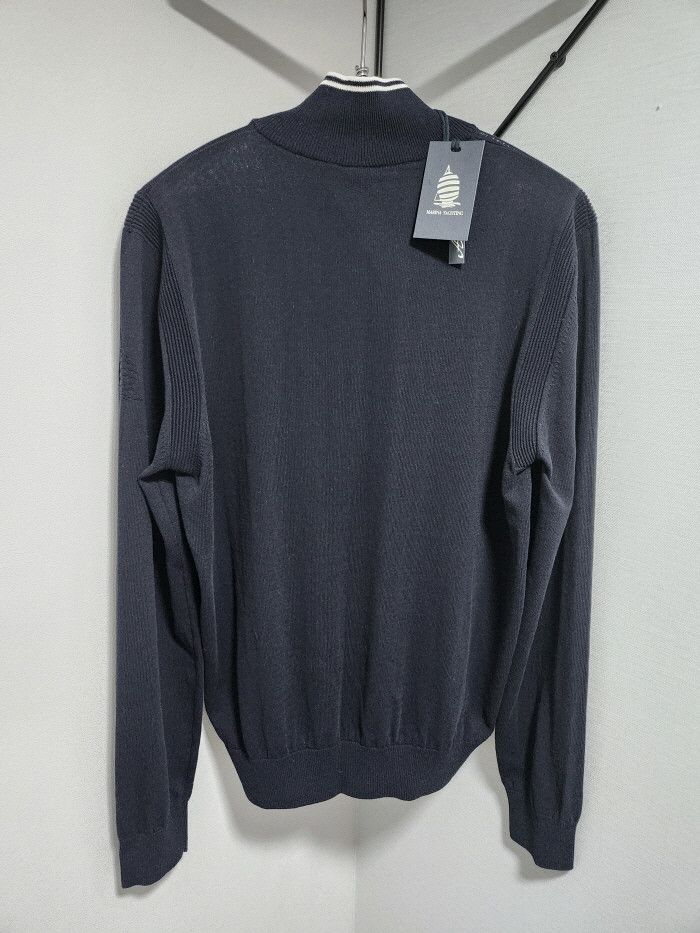 Other MARINA YACHTING BUTTON MOCK NECK SWEATER Size US L / EU 52-54 / 3 - 4 Thumbnail