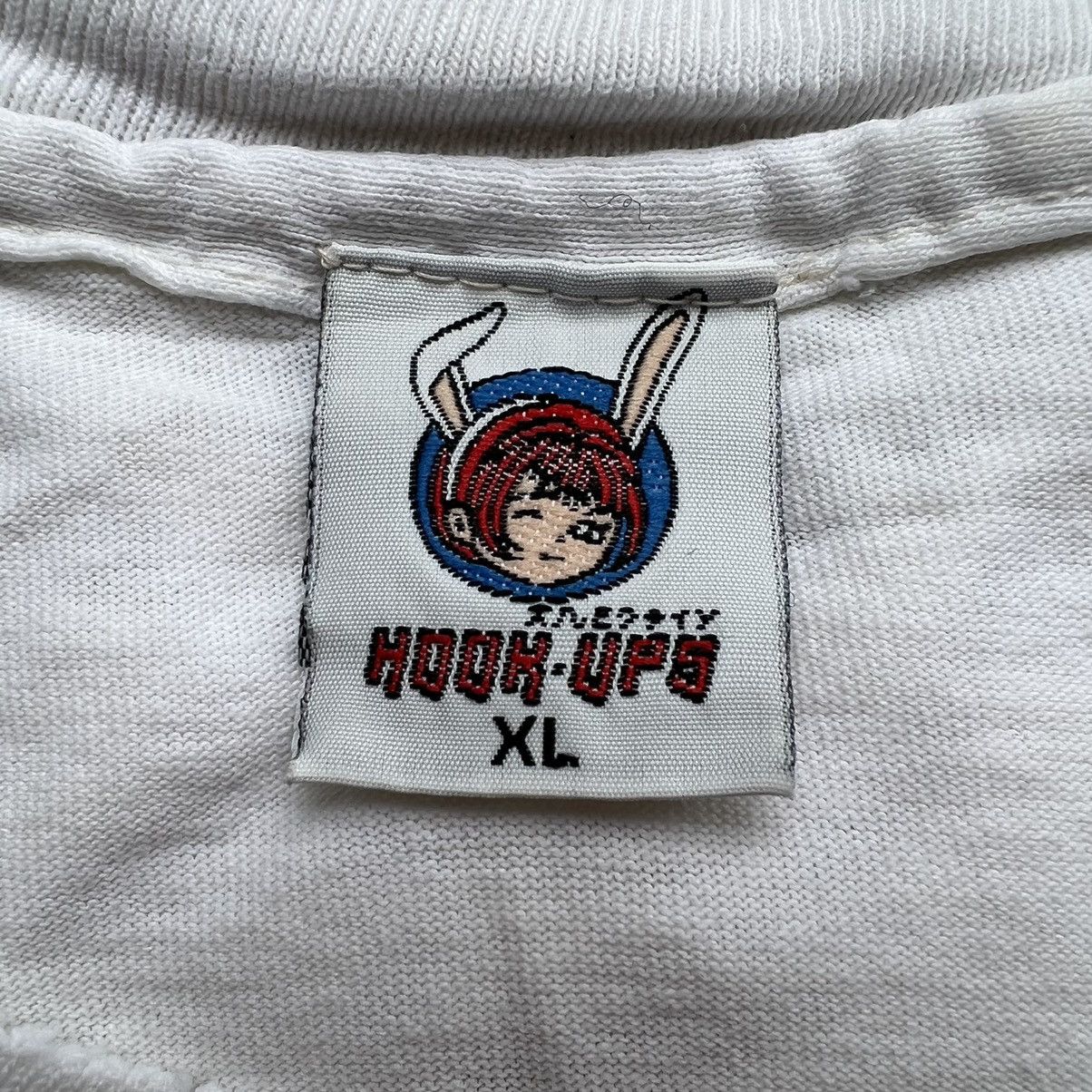 Hook-Ups × Vintage Hook-Ups Red Eyes Vintage Tee Shirt 1995 Size US XL / EU 56 / 4 - 2 Thumbnail