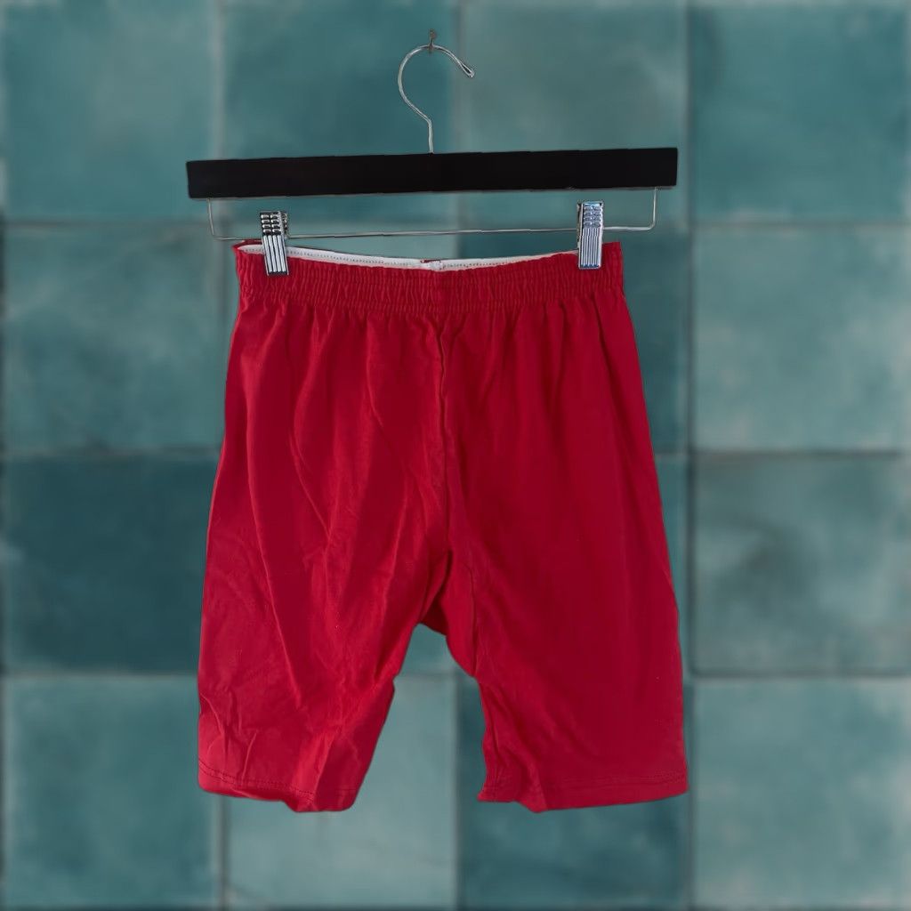 Vintage VINTAGE Alleson Athletic Shorts Mens 90s Red 12.5" Rise 8.5" Inseam Deadstock NWOT USA Made Athletic Compression Cotton 100% Medium Size US 31 - 1 Thumbnail