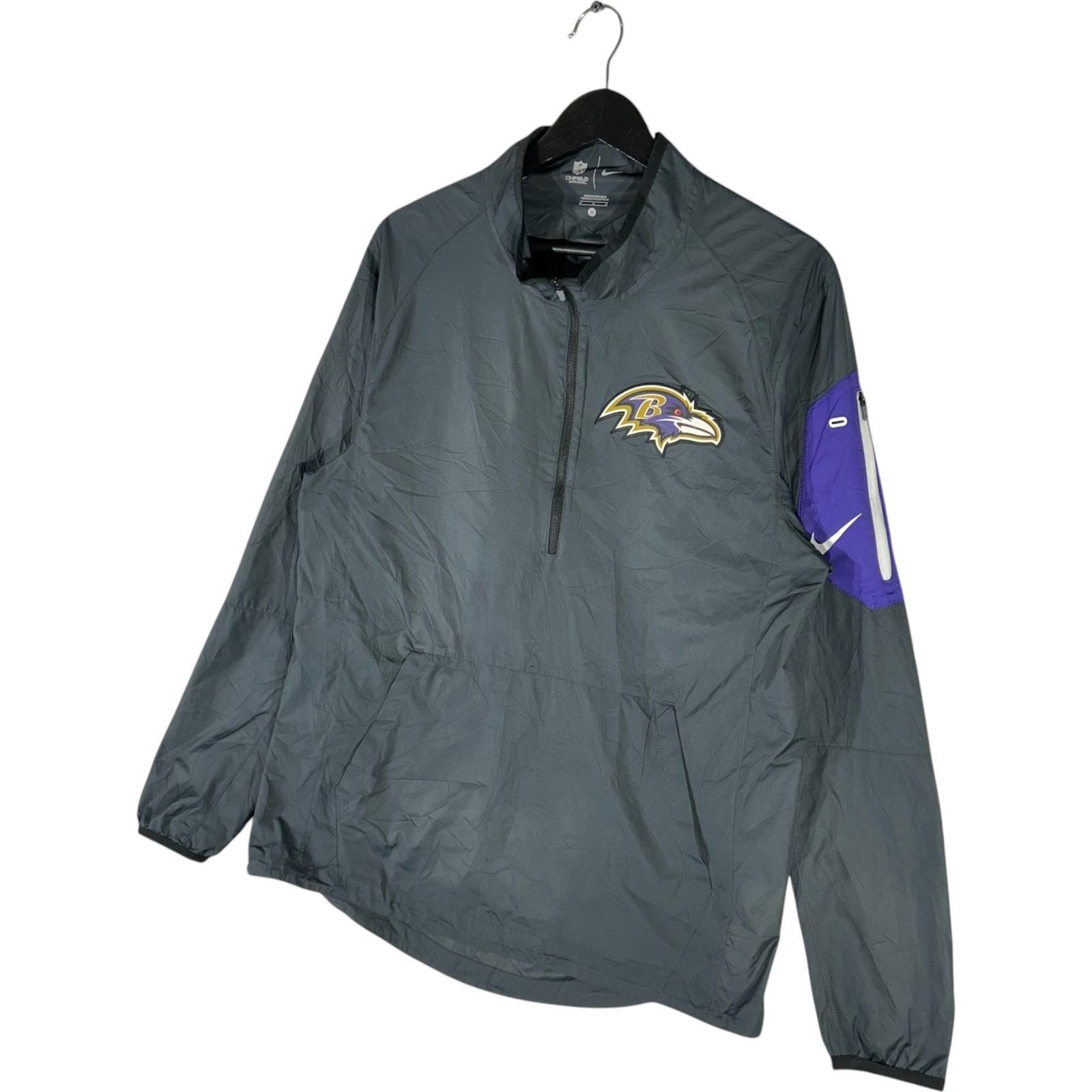 Nike Nike Baltimore Ravens 1/2 Zip NFL Windbreaker Size US M / EU 48-50 / 2 - 3 Thumbnail