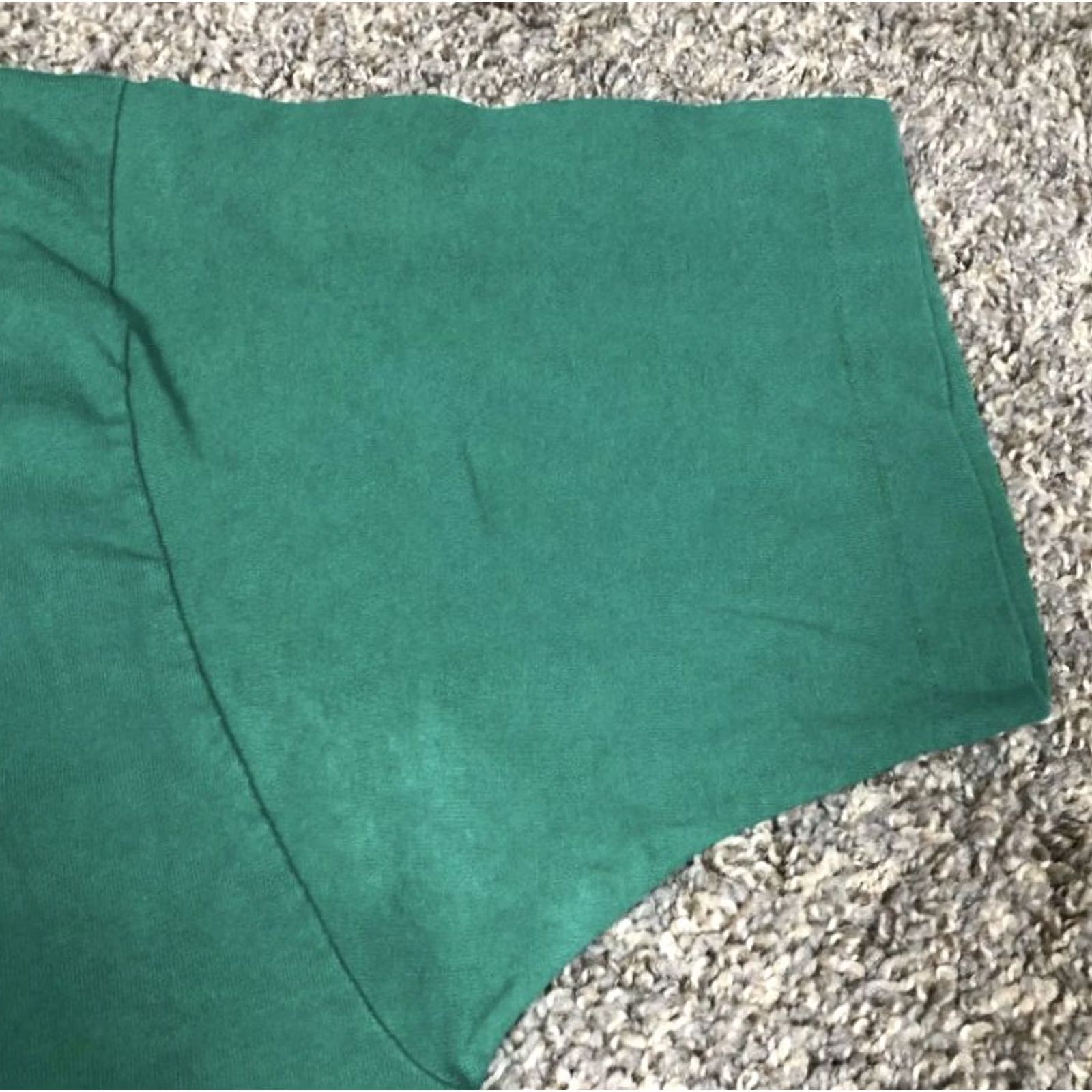 Vintage VINTAGE Trend Basics 2XL T-Shirt Green 90s 2XL Short Sleeve Crew Neck Pockets Made In USA Mens Size US XXL / EU 58 / 5 - 6 Thumbnail