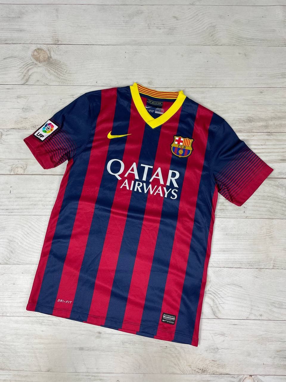 Nike Nike Barcelona 2013 2014 Home Football Shirt Soccer Jersey Size US S / EU 44-46 / 1 - 1 Thumbnail