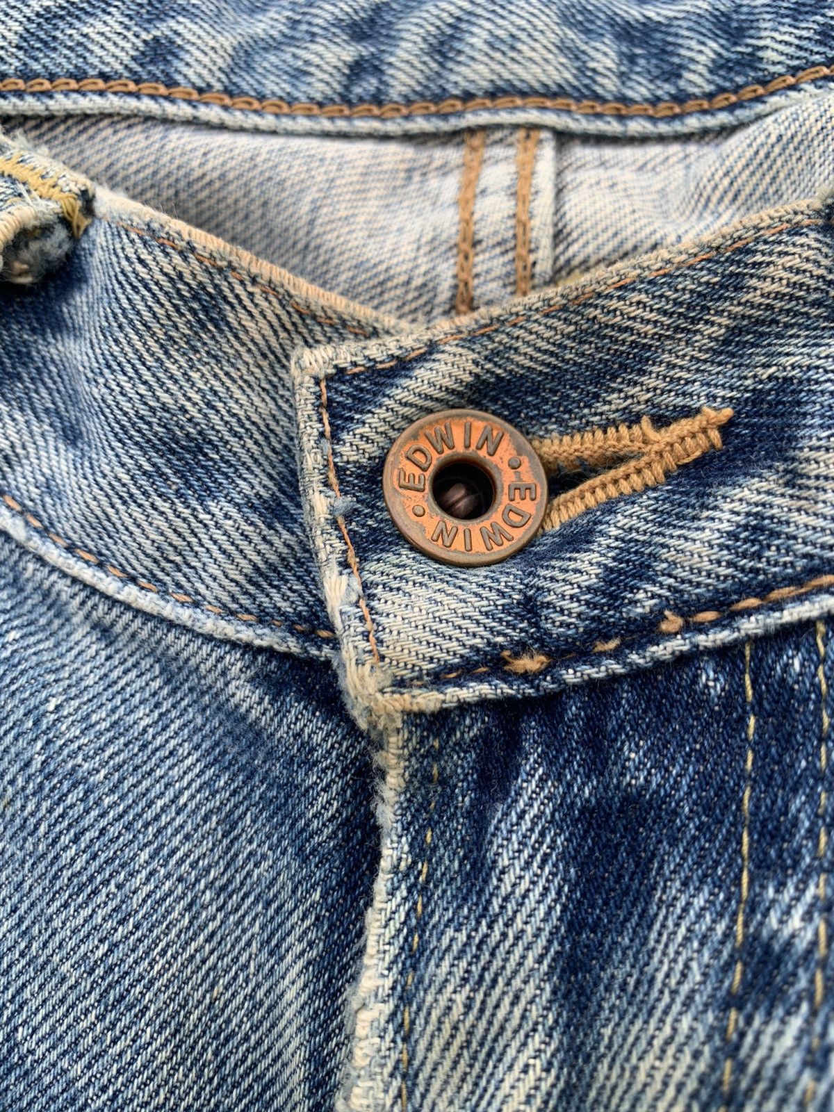 Kapital VINTAGE 505X SELVEDGE FADED JAPANESE DISTRESSED DENIM Size US 28 / EU 44 - 16 Thumbnail