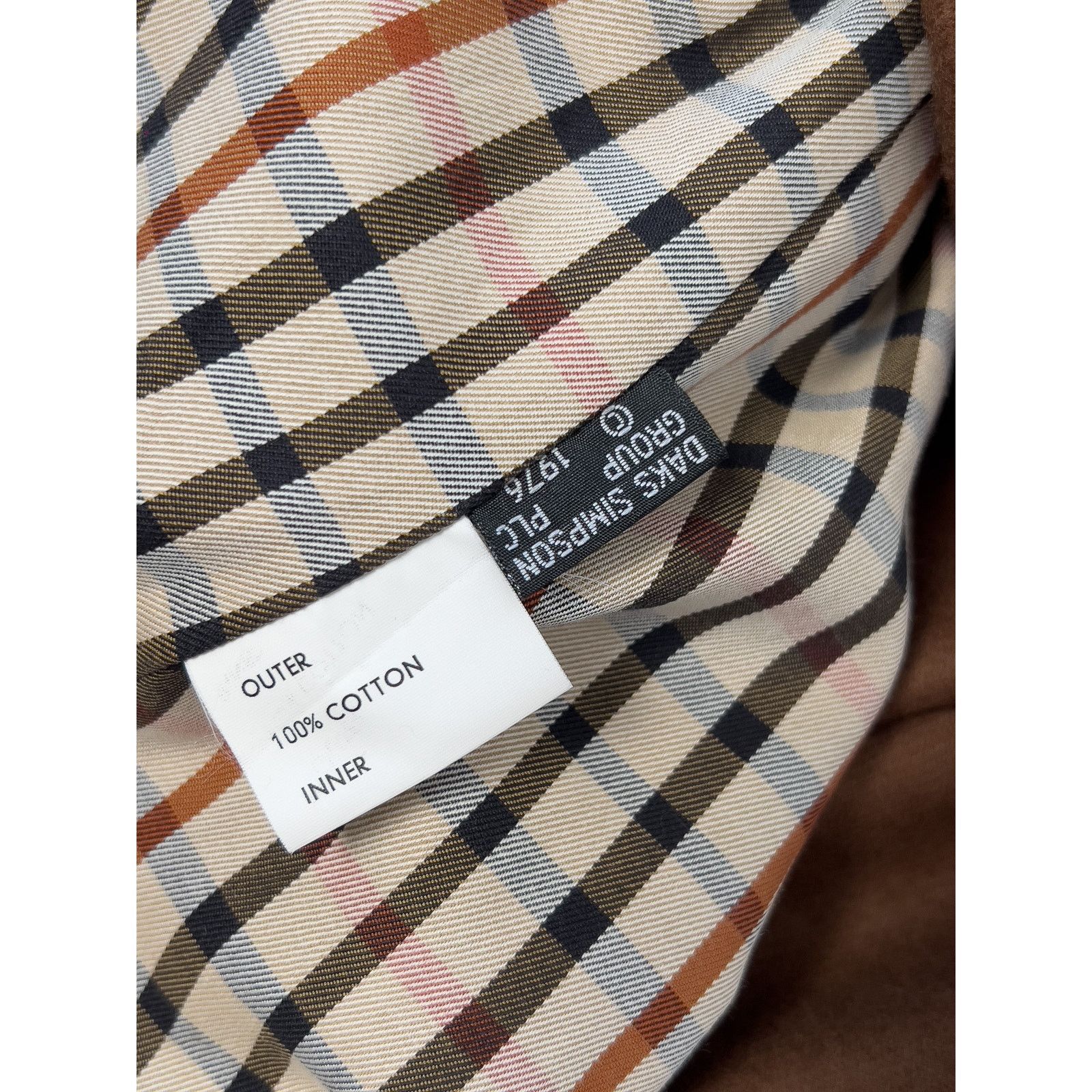DAKS Daks Classic Khaki Brown Mac Coat, Men's Size US 44, EU 54 Size US XL / EU 56 / 4 - 10 Thumbnail