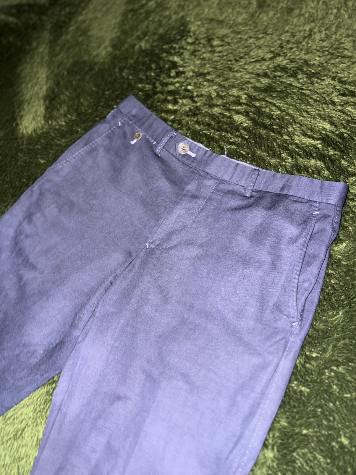 Mackintosh [M] Mackintosh Hand-Dyed Cropped Cotton Trousers Size US 30 / EU 46 - 2 Thumbnail