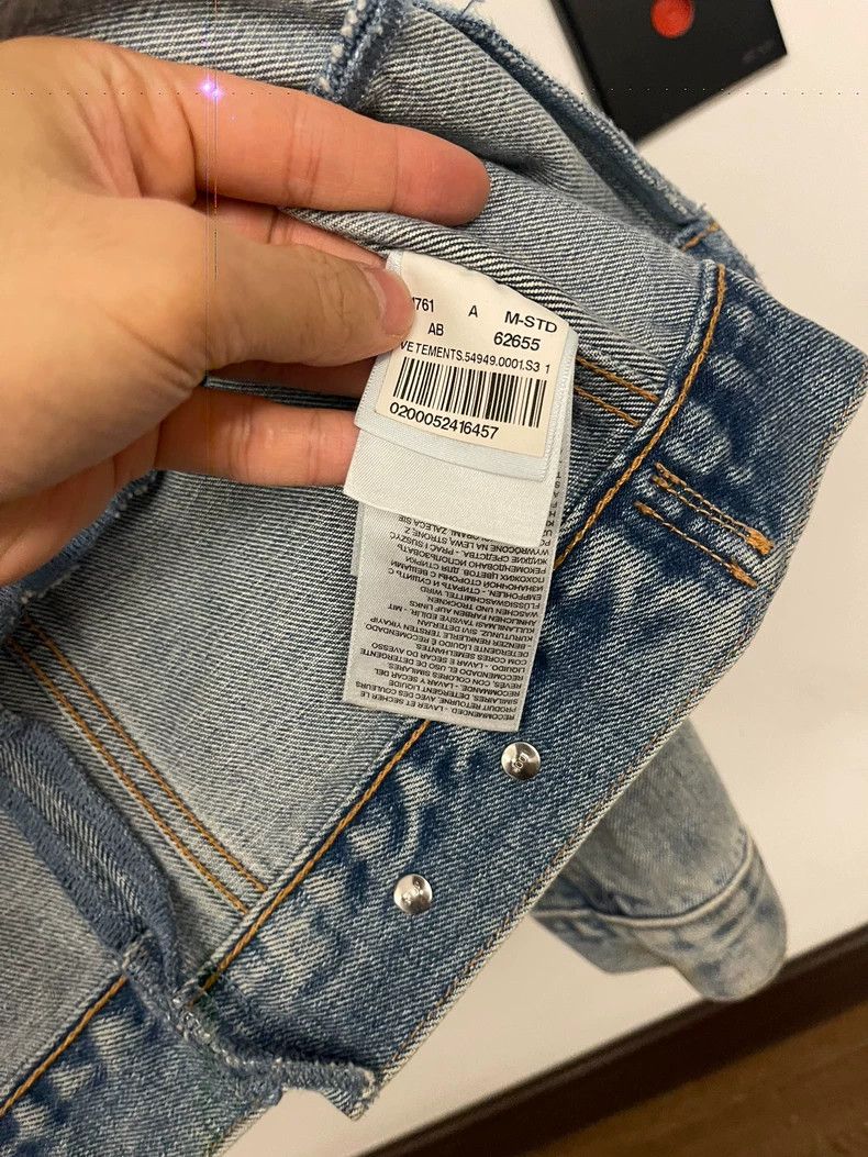Vetements Vetements Levi's Authentic Archive Tailored Denim Jacket Size US M / EU 48-50 / 2 - 7 Thumbnail