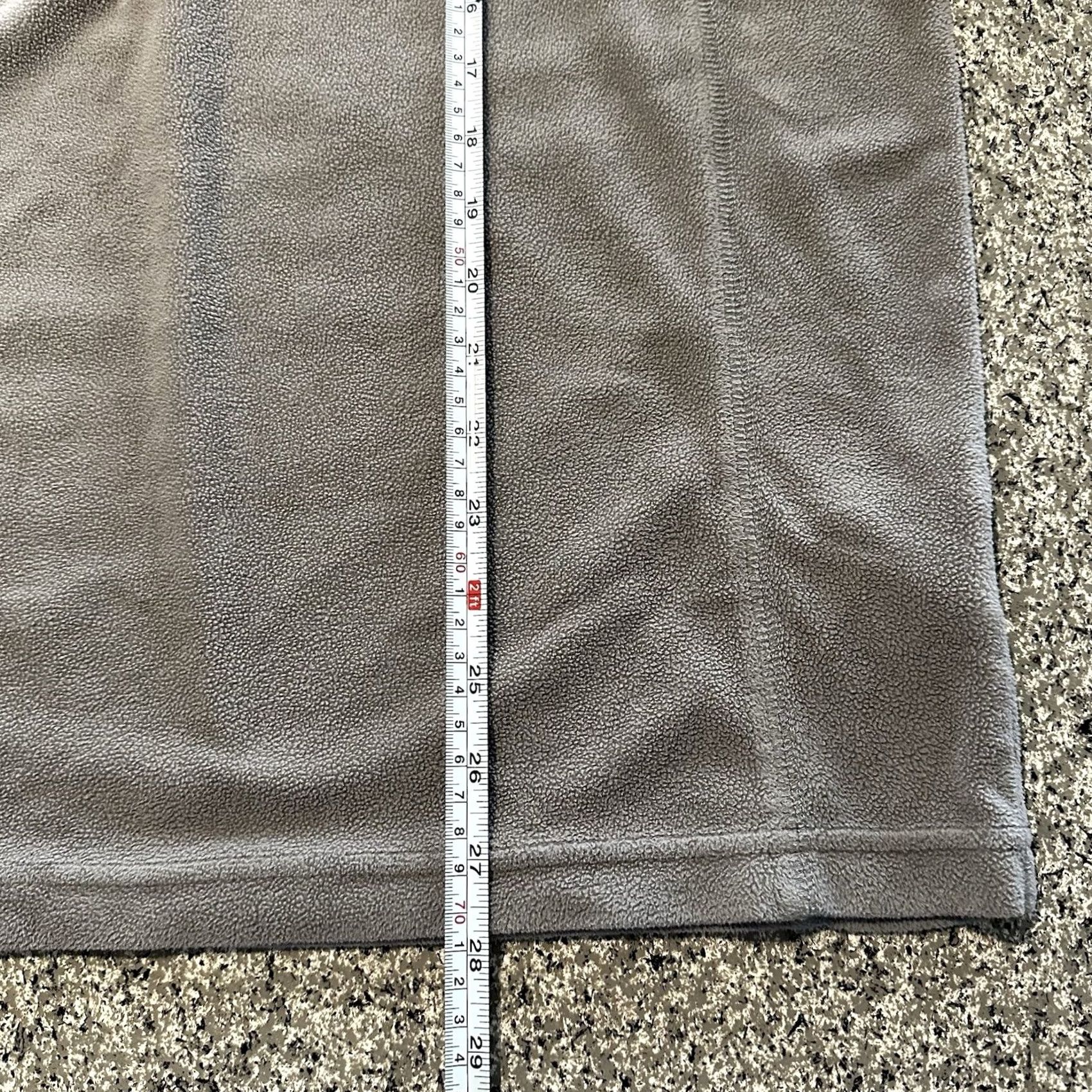 Vintage Columbia Half Zip Fleece Pullover Sweatshirt Womens M Long Sleeve Grey - Activewear, Regular Fit, Mock Neck, Zip Closure Size M / US 6-8 / IT 42-44 - 5 Thumbnail