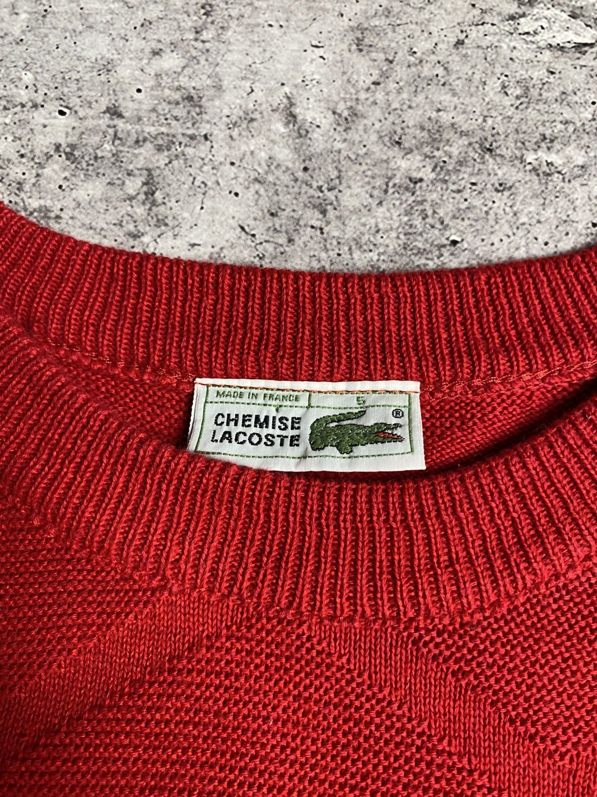 Lacoste Vintage Lacoste Knit Sweater Size US L / EU 52-54 / 3 - 8 Thumbnail