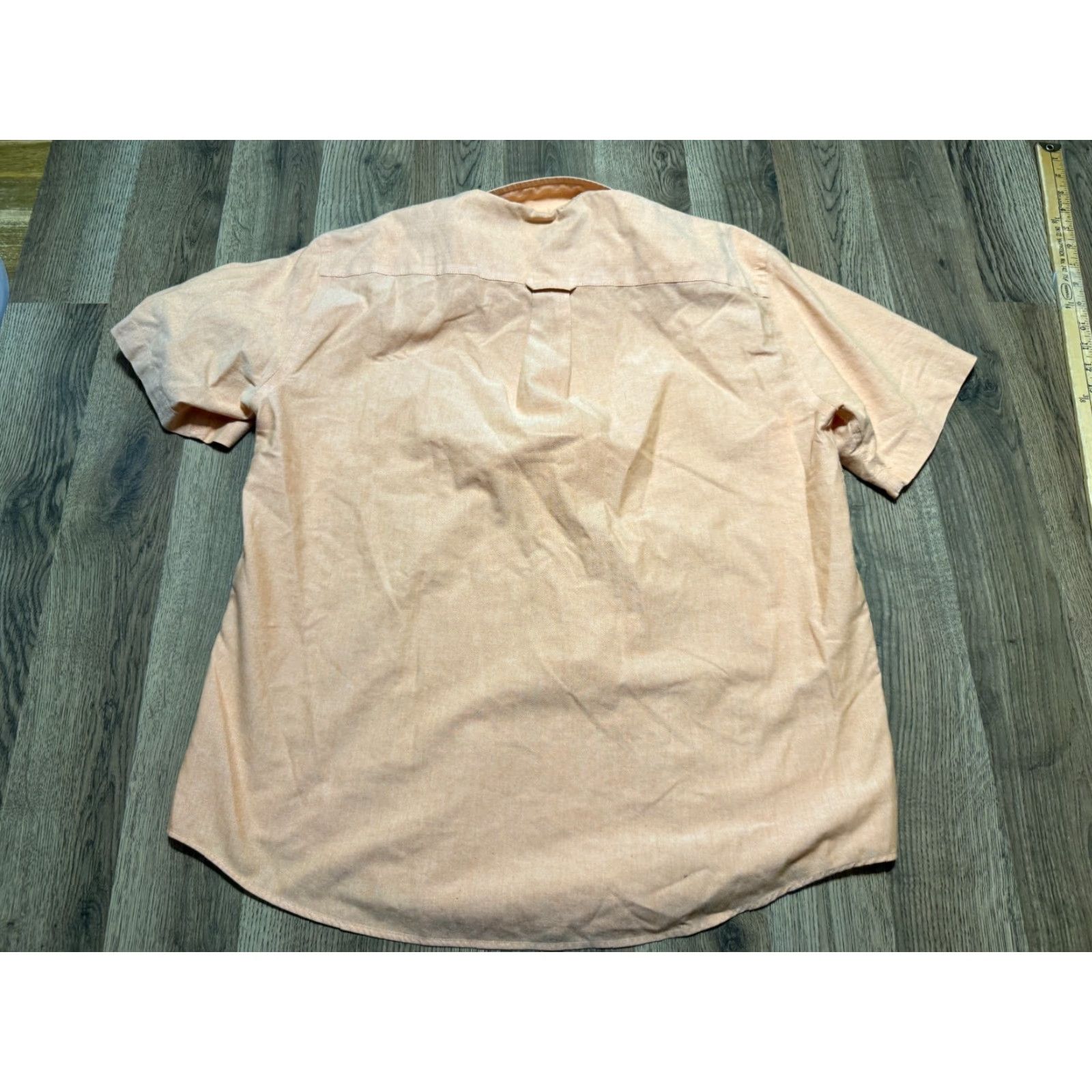 Vintage St. John's Bay Shirt Mens Large Orange Short Sleeve Button Up Shirt Size US L / EU 52-54 / 3 - 2 Thumbnail