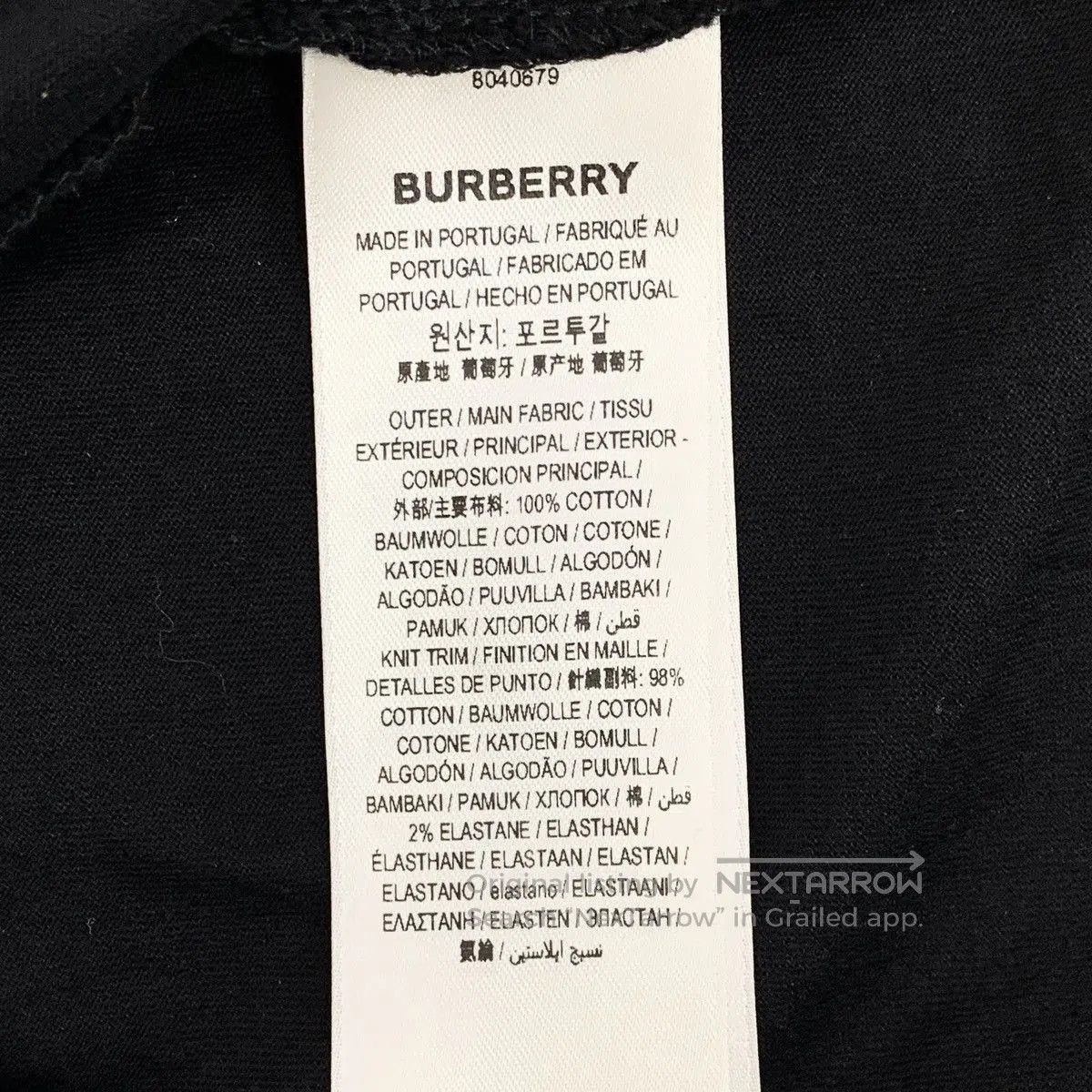Burberry Black Graphic Print Short Sleeve T. Size US XXS / EU 40 - 7 Thumbnail