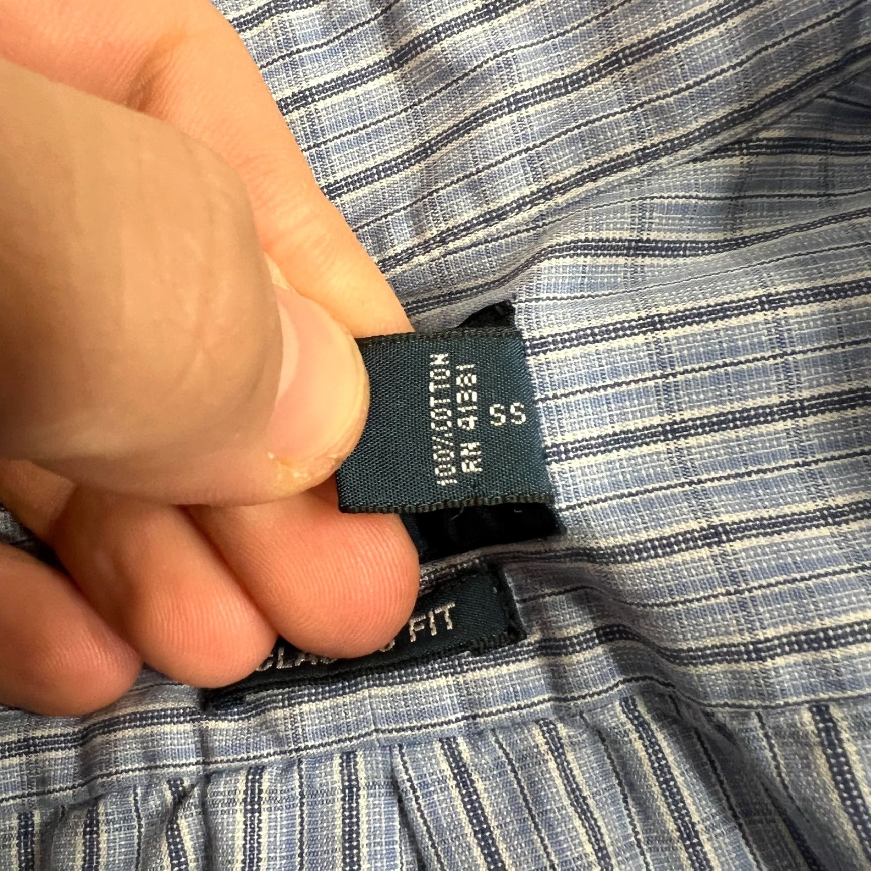 Ralph Lauren Ralph Lauren Shirt Mens 2XL Blue Check Pony Button Up Short Sleeve Classic Fit Size US XXL / EU 58 / 5 - 4 Thumbnail