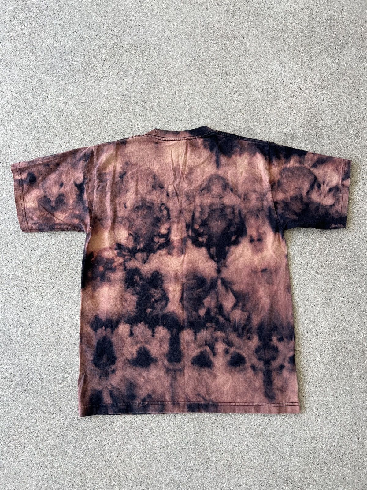 Bleach × Vintage Pro Club Black/Bleach Tied Dyed Heavyweight Blank Tee Size US M / EU 48-50 / 2 - 2 Thumbnail